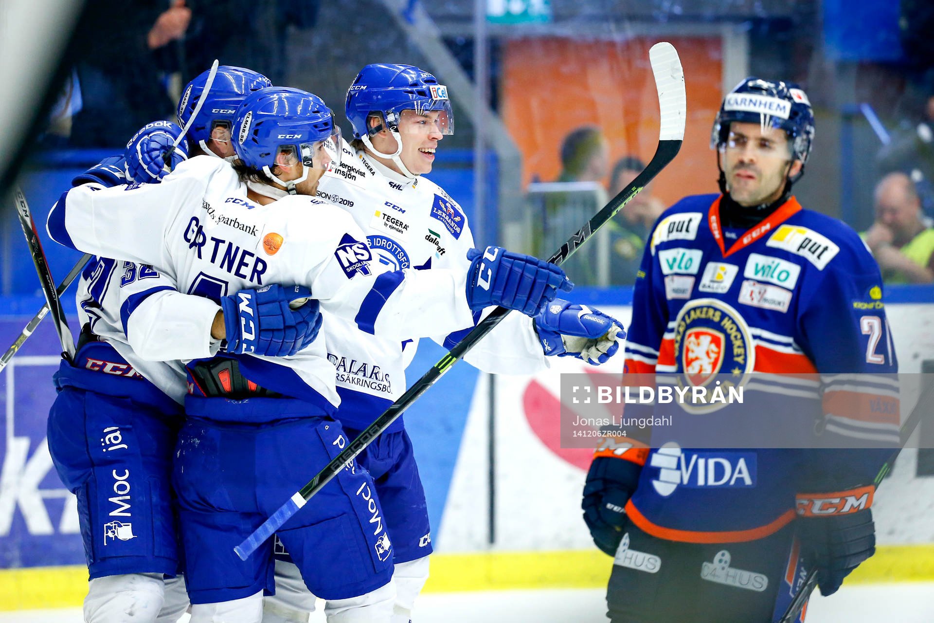 Leksands Robin Gartner jublar