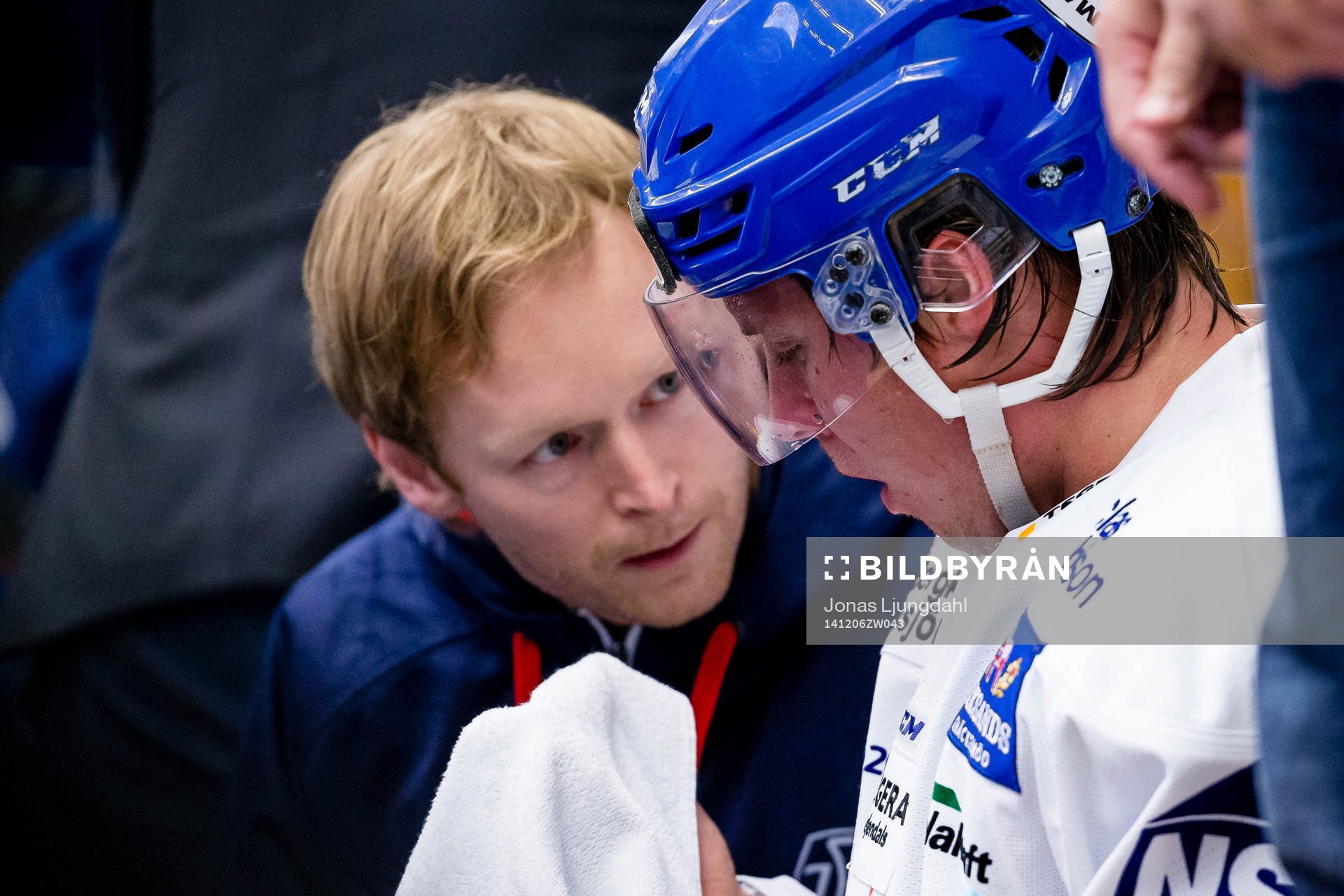 Leksands David Åslin kliver av matchen