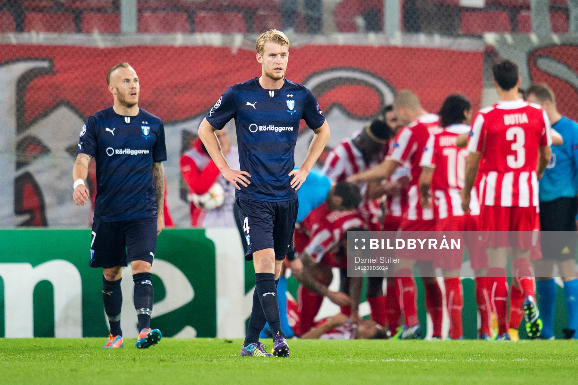 Malmö FFs Filip Helander deppar