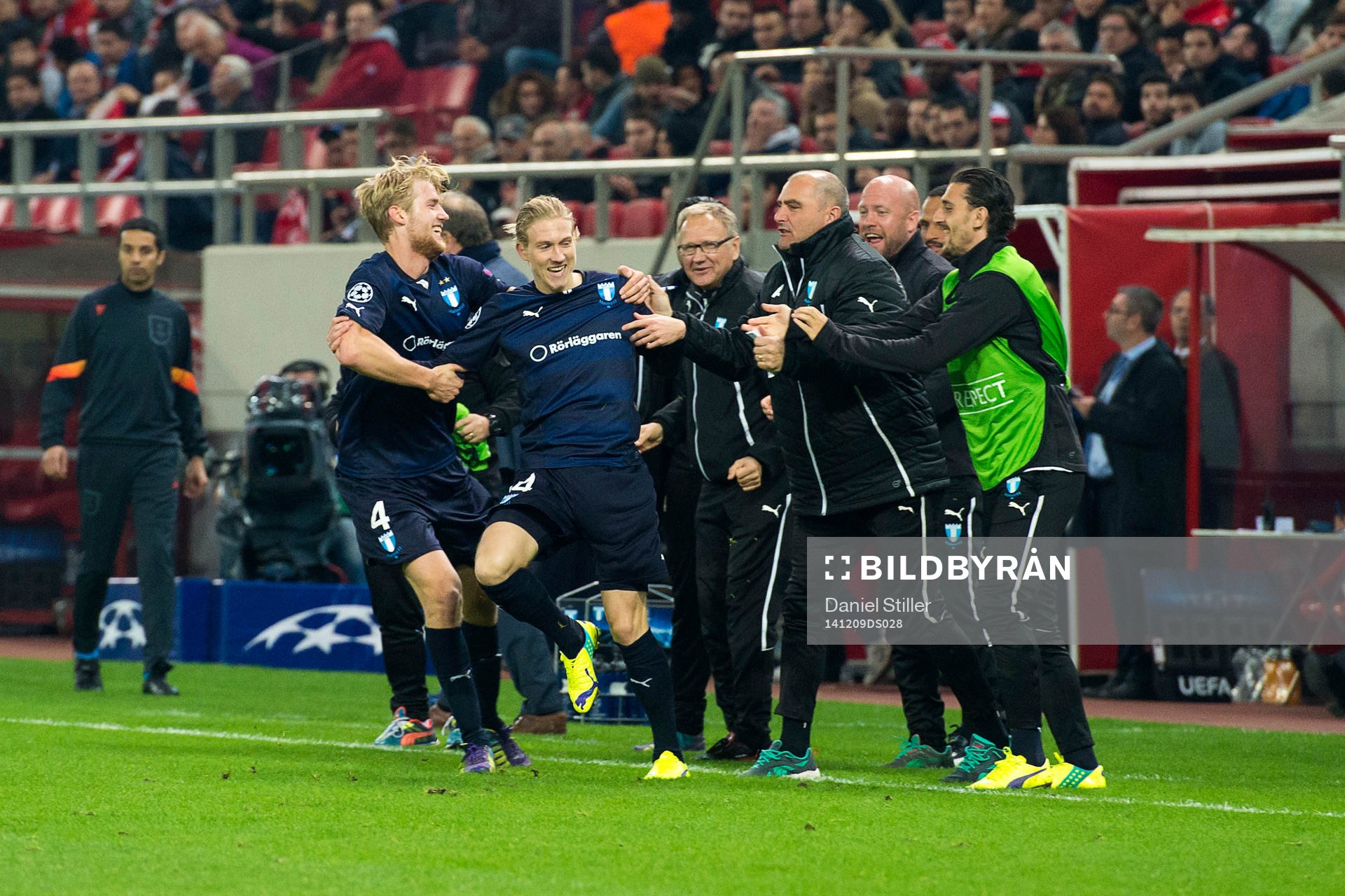 Malmö FFs Simon Kroon jublar