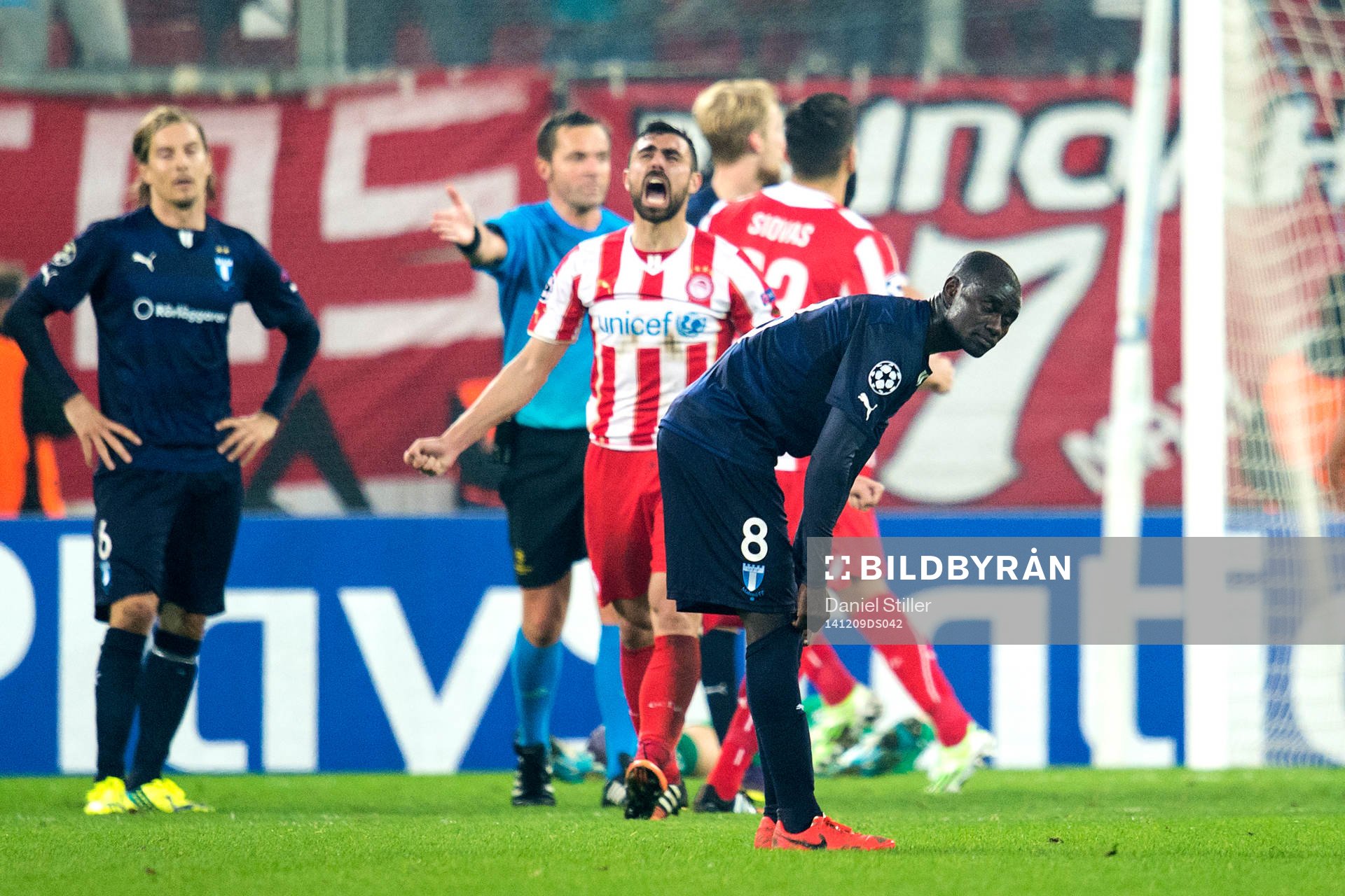 Malmö FFs Enock Kofi Adu deppar