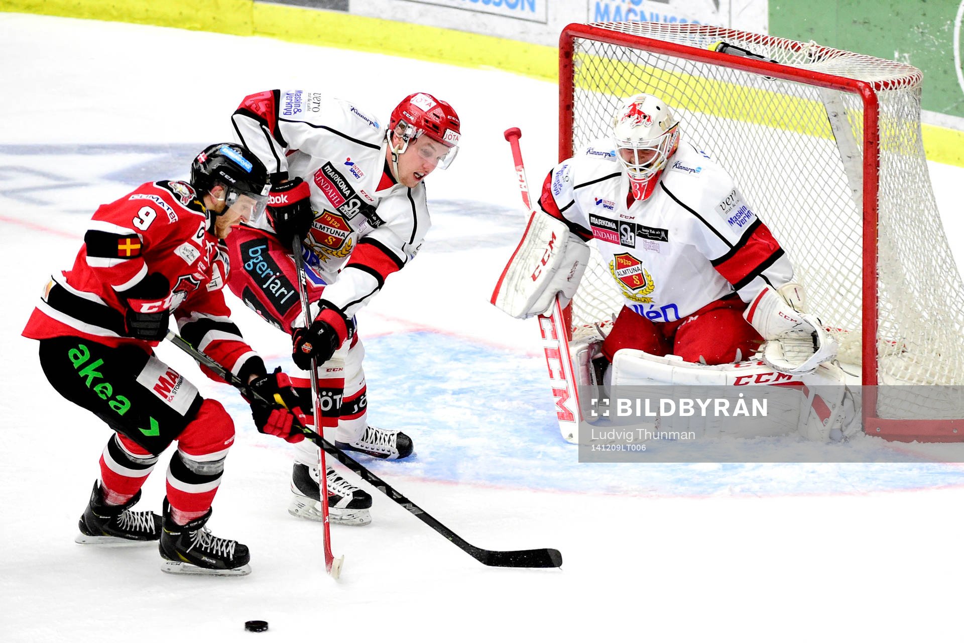 Malmö Redhawks Frederik Strom och Almtunas Mattias