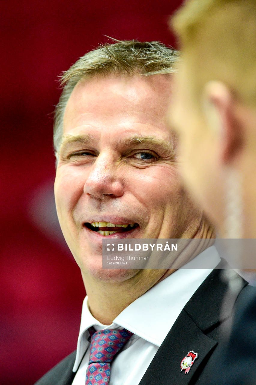 Malmö Redhawks tränare Mats Lusth