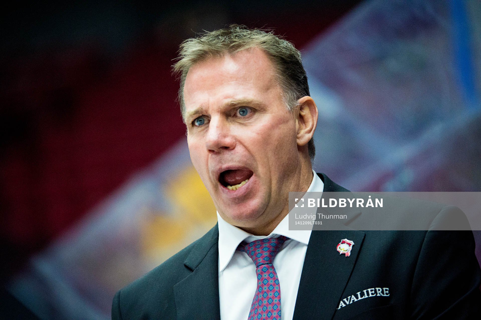 Malmö Redhawks tränare Mats Lusth