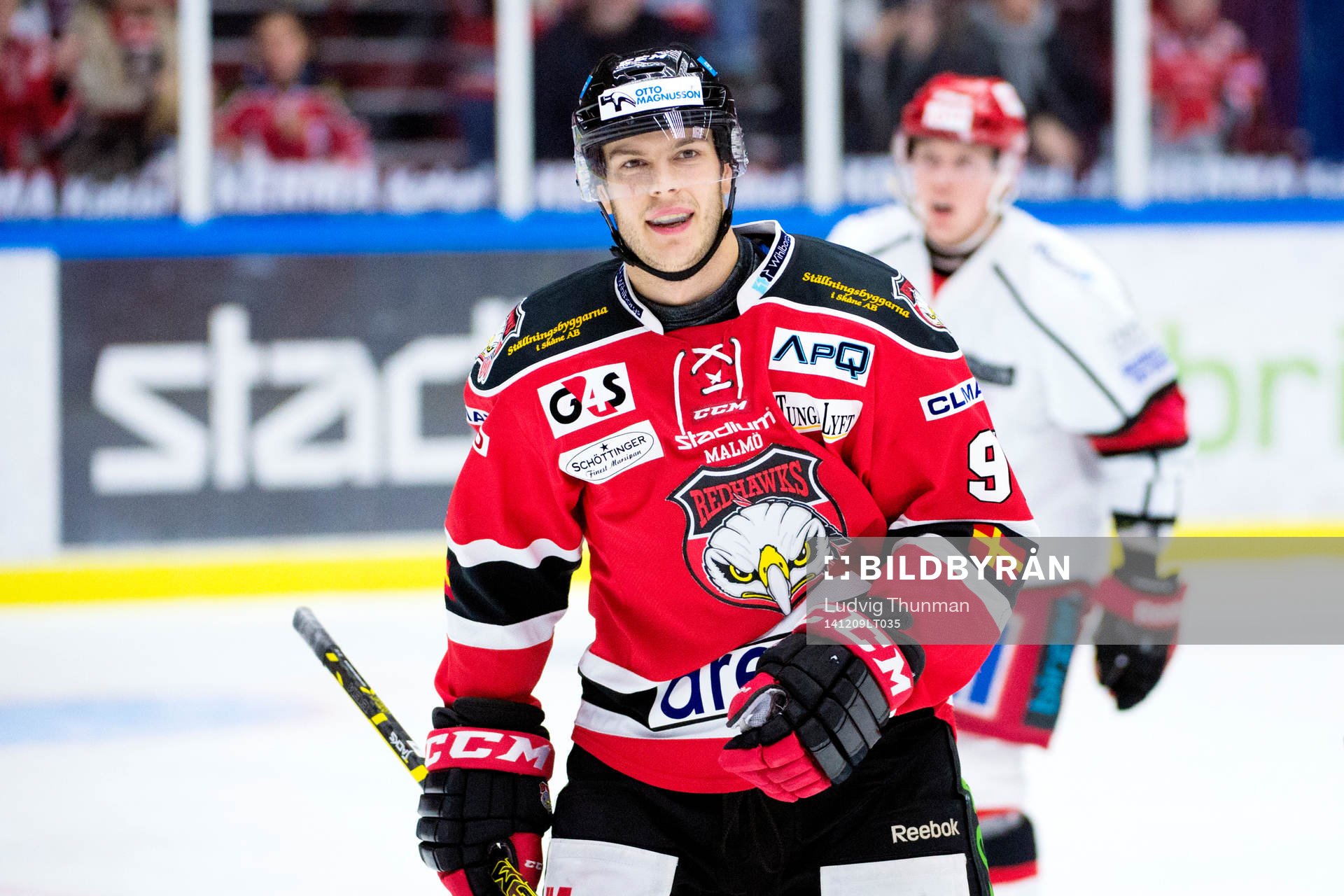 Malmö Redhawks Björn Svensson jublar