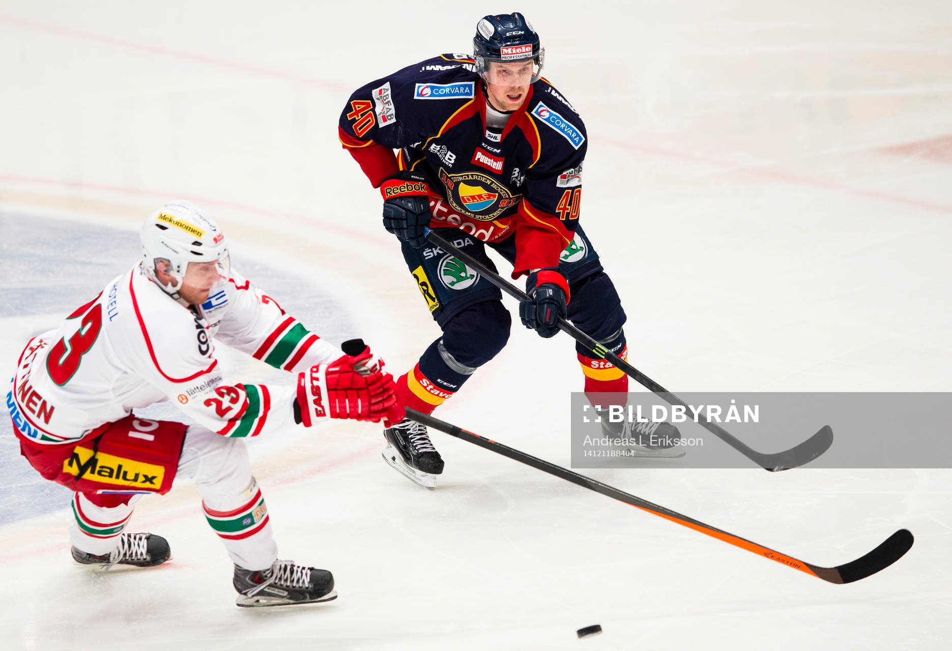 Modos Joonas Nättinen och Djurgårdens Markus Nordlund