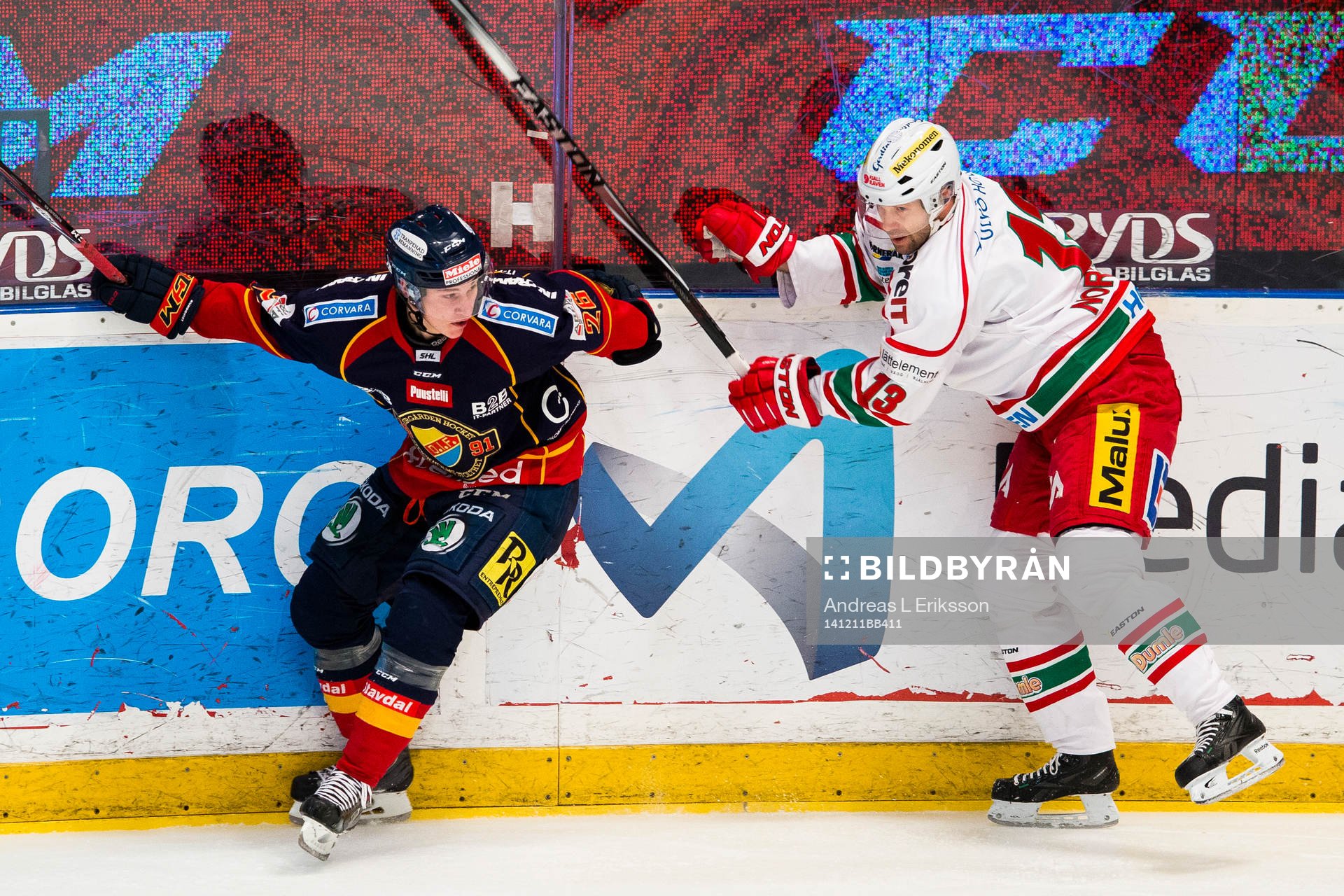 Djurgårdens David Rundqvist och Modos Niklas Nordgren
