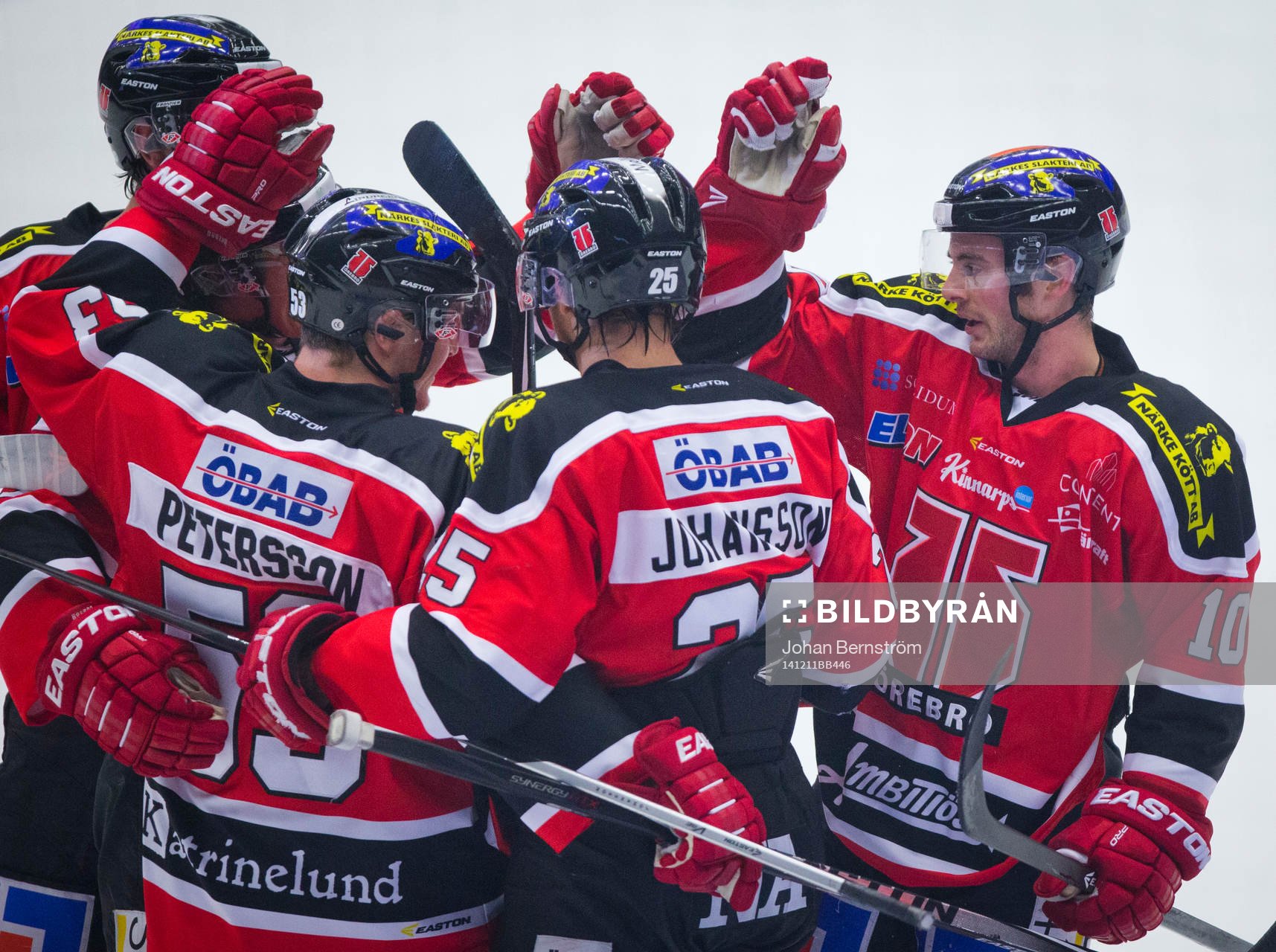 Örebros Bobbo Petersson jublar