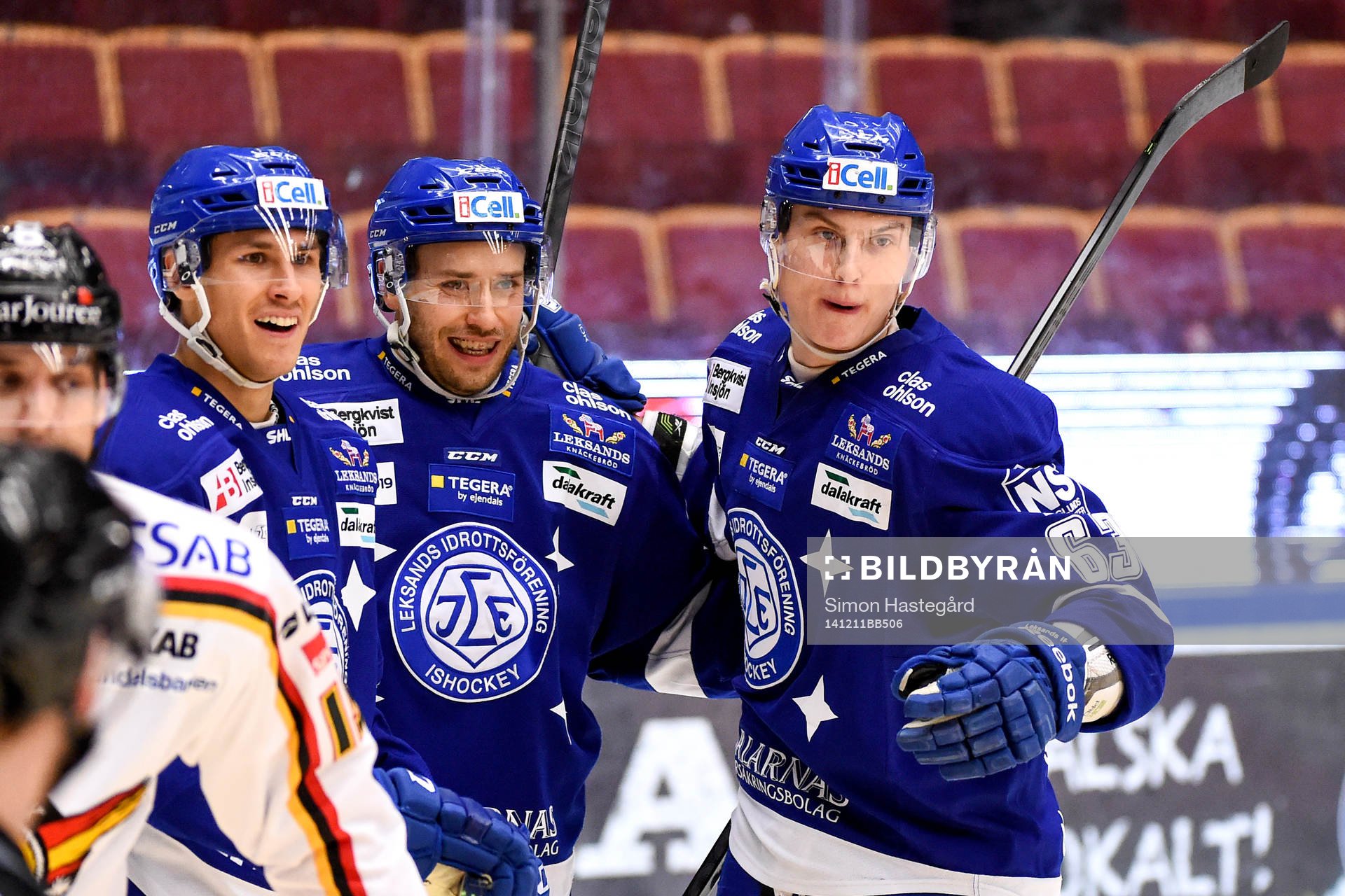 Leksands Jon Knuts, Fabian Brunnström och Fredrik