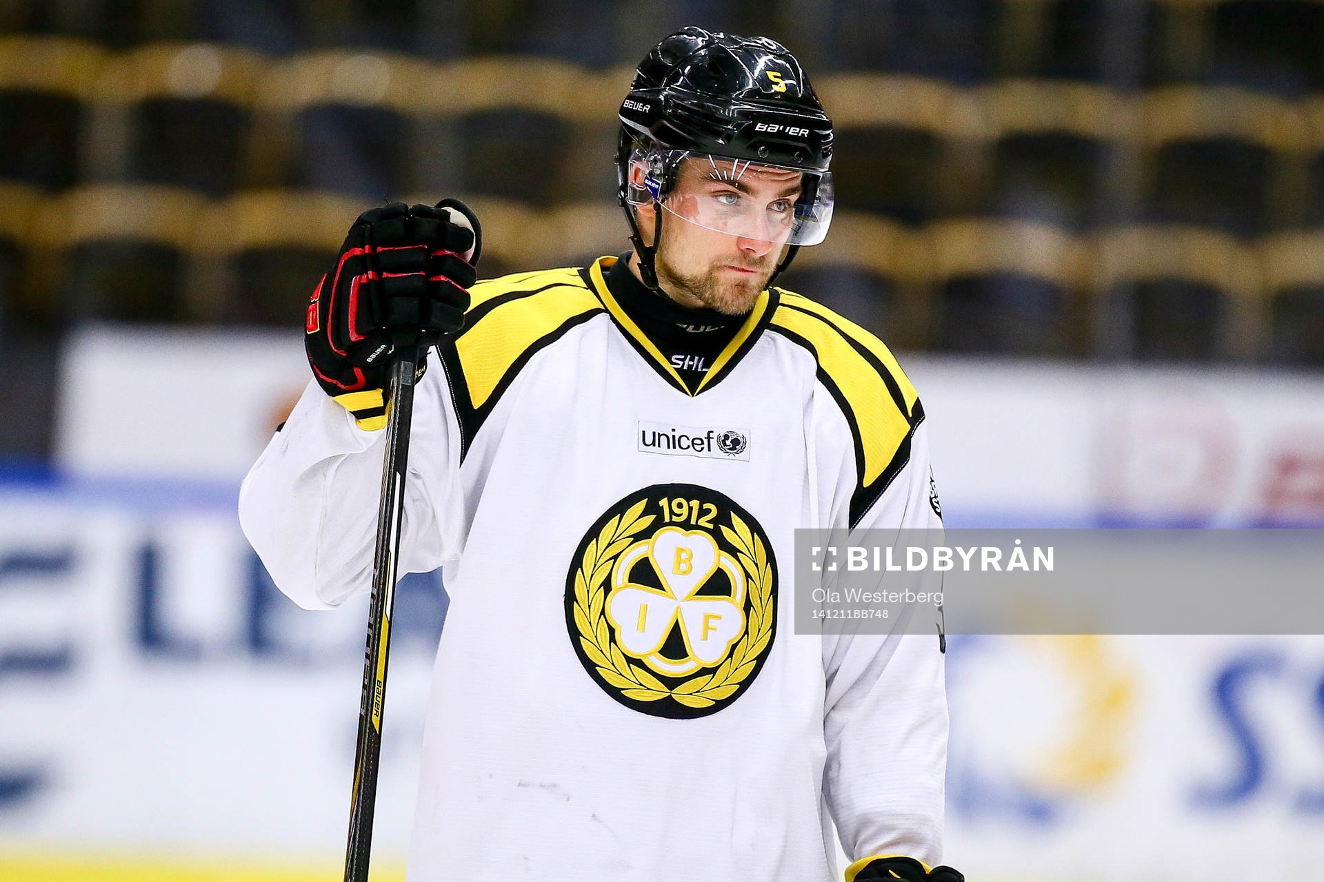 Brynäs Lukas Kilström deppar