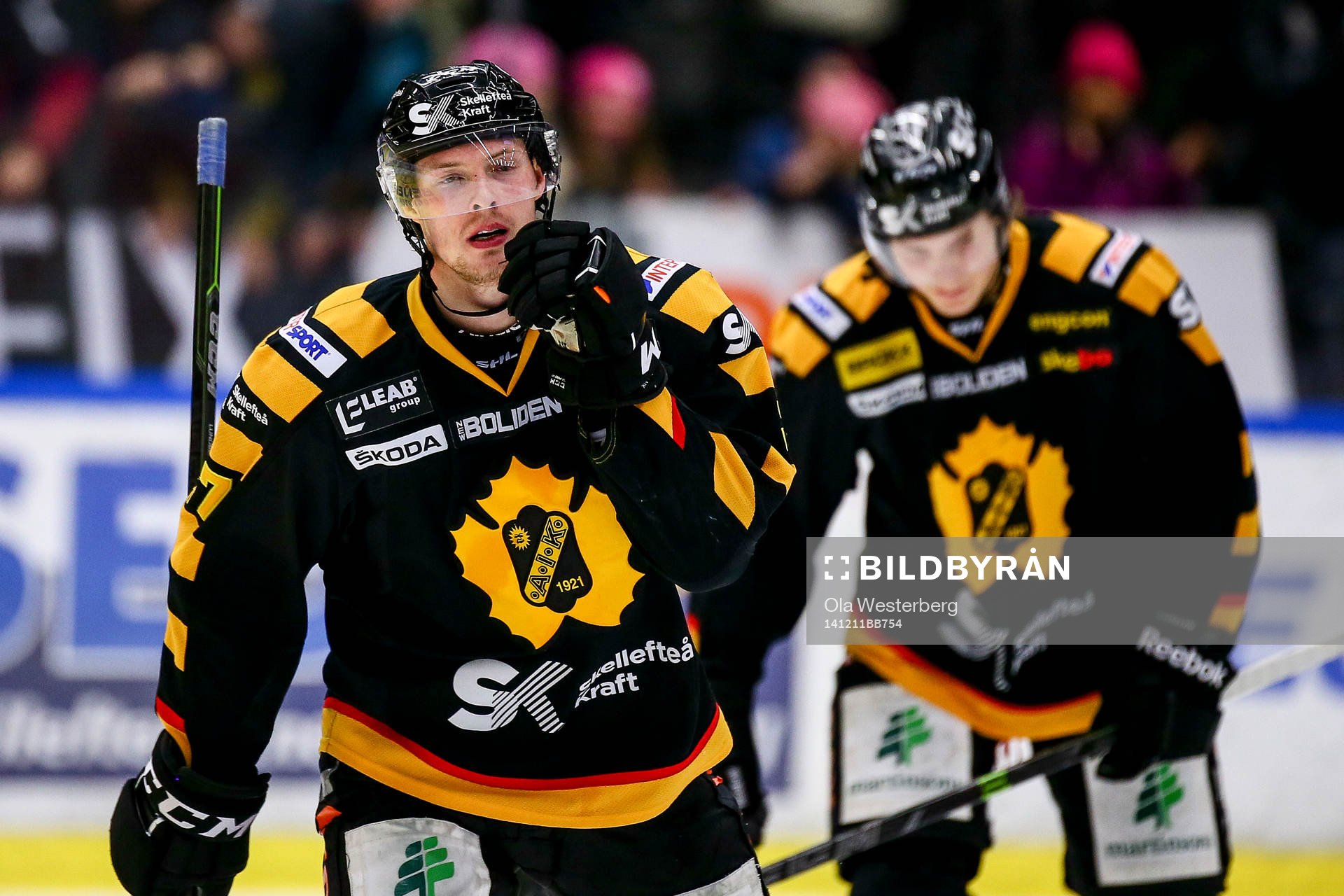Skellefteås Martin Lundberg jublar