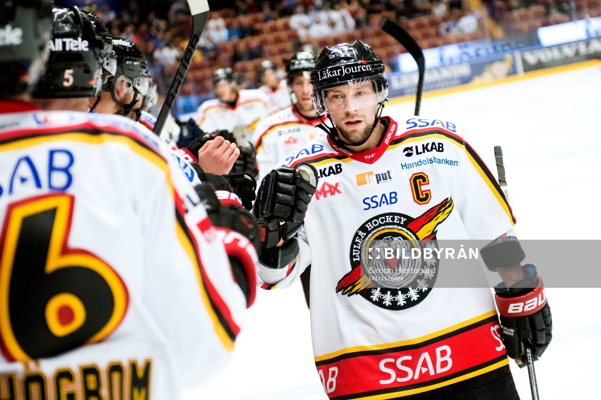 Leksands Chris Abbott jublar