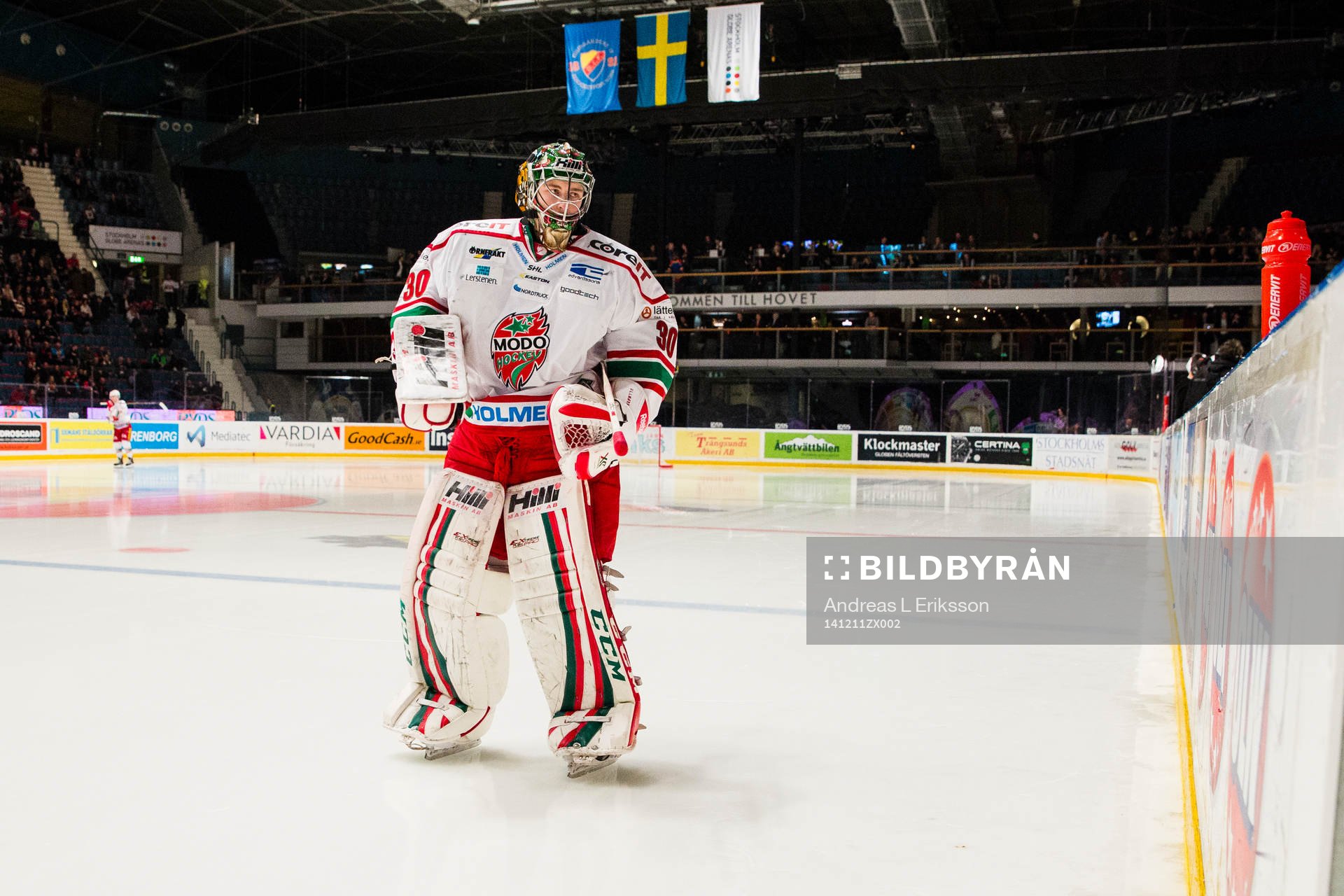 Modos målvakt Linus Ullmark