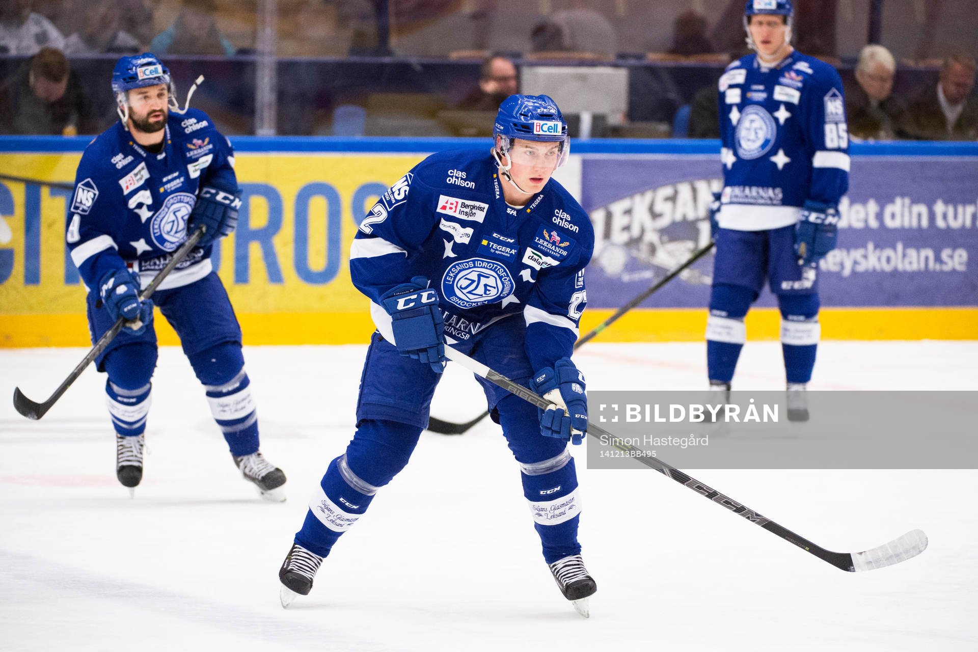 Leksands Eric Himelfarb, Martin Grönberg och Toni