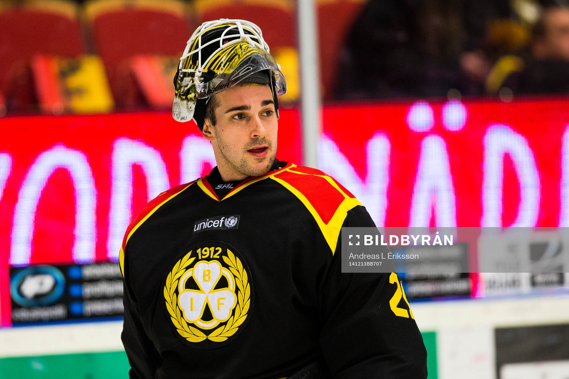 Brynäs målvakt Bernhard Starkbaum