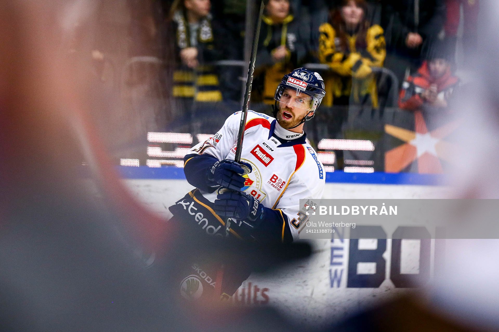 Djurgårdens Mikael Samuelsson jublar