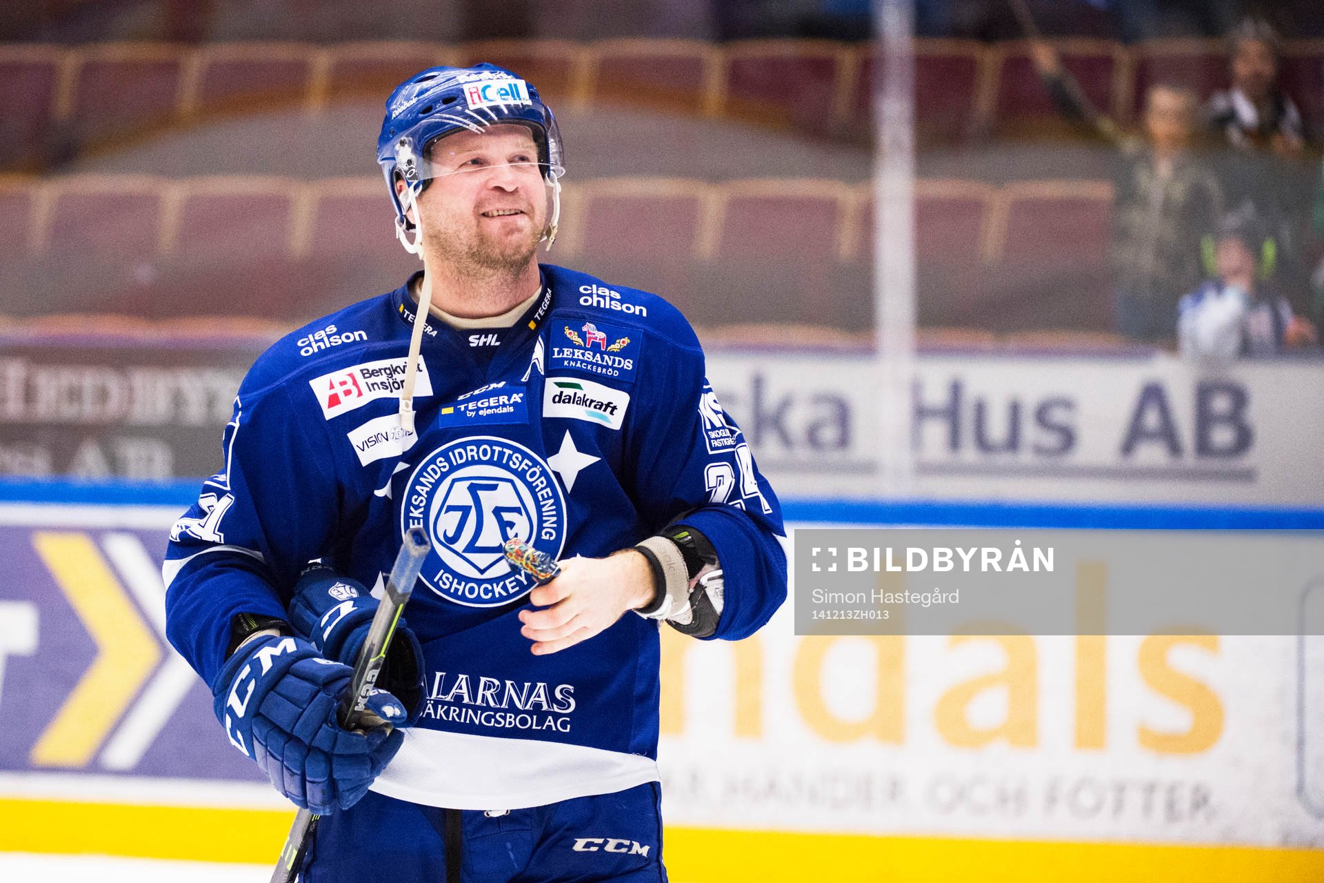 Leksands Jonas Frögren blev utsedd till matchens krigare