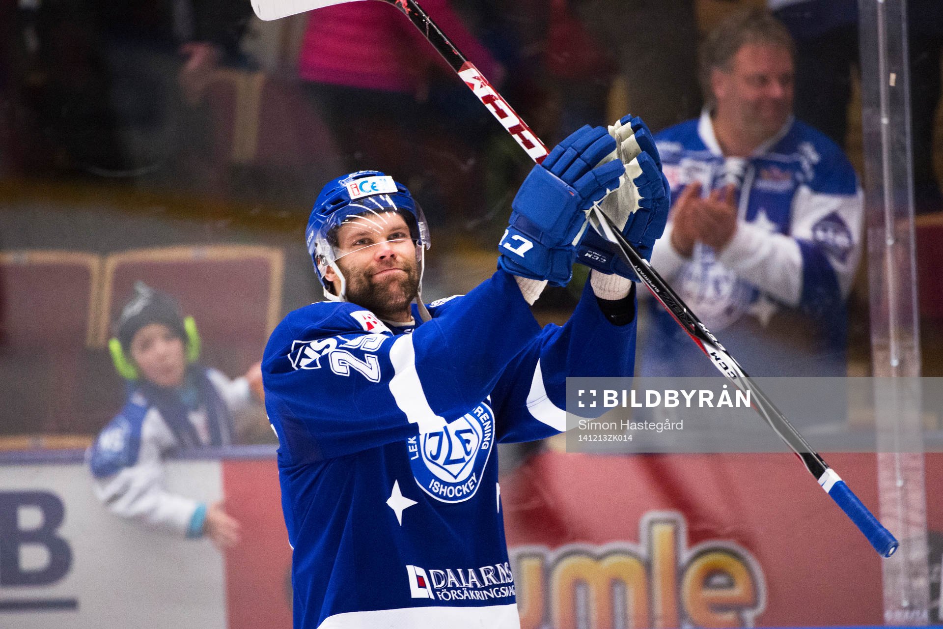 Leksands Joonas Rönnberg jublar