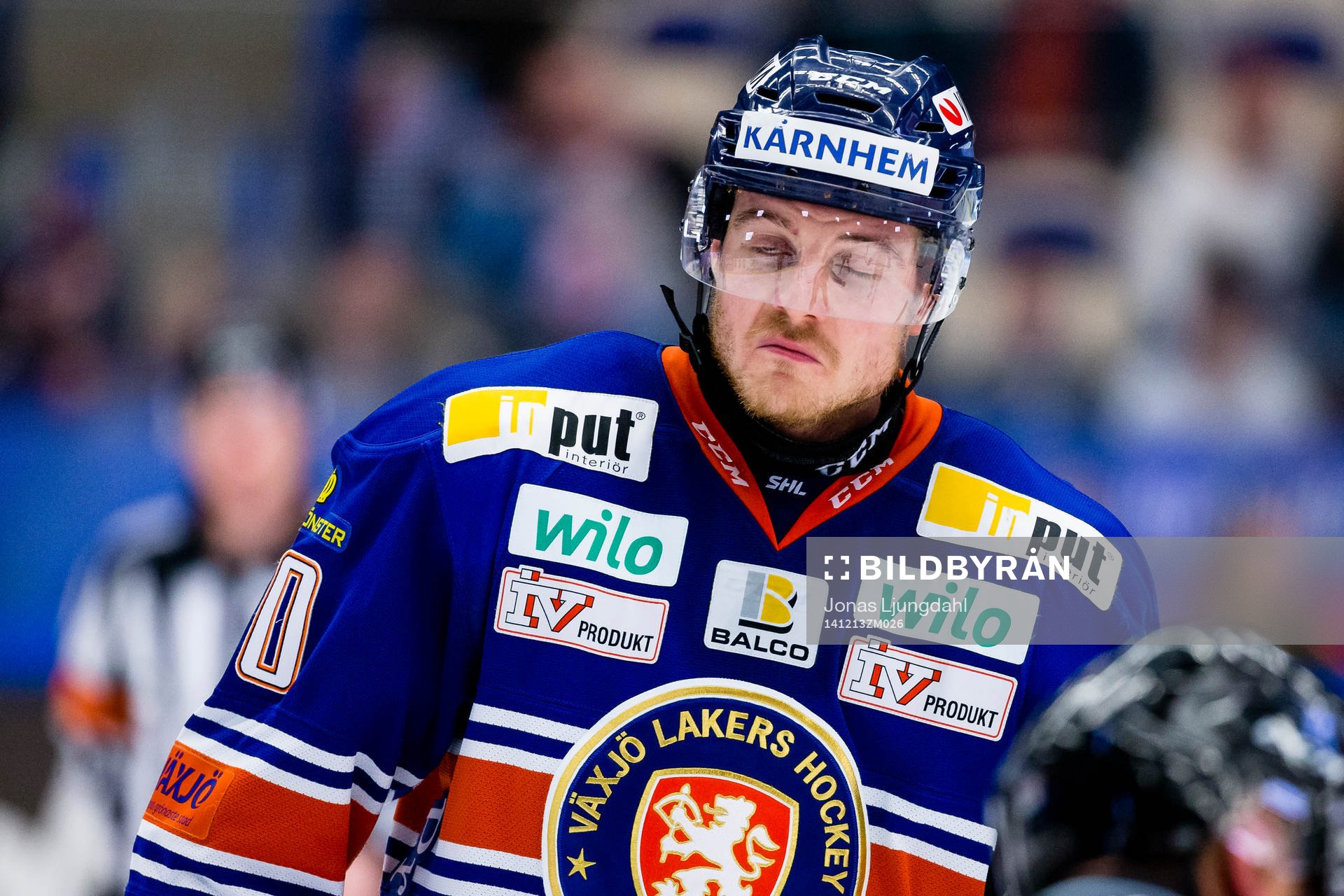 Växjös Erik Josefsson blundar