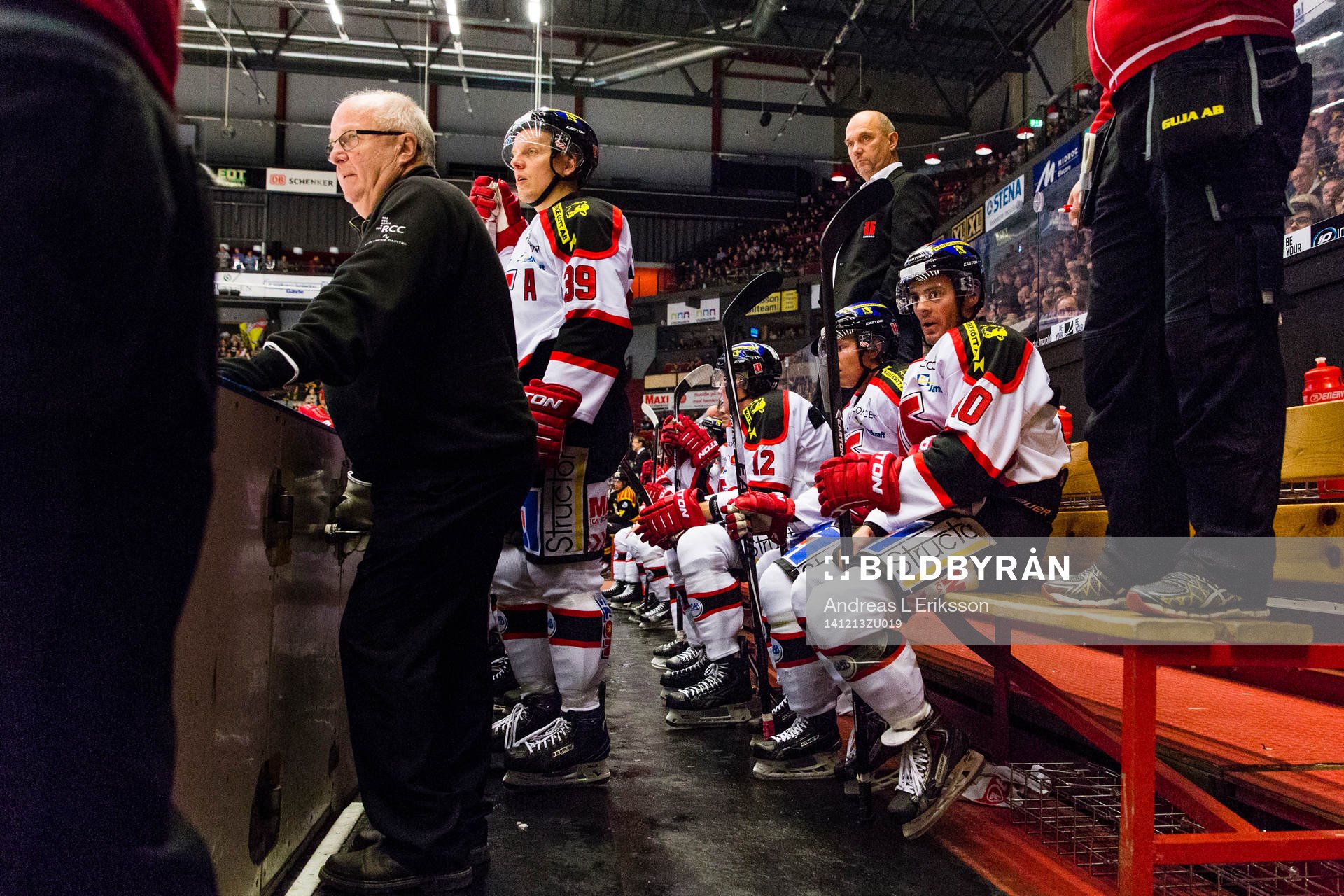 Örebros tränare Kent Johansson och Derek Ryan i