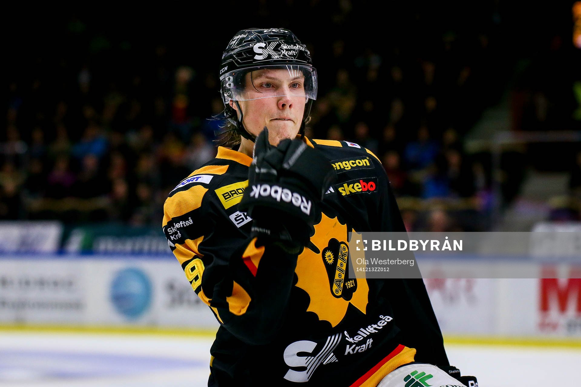 Skellefteås Oscar Sundqvist jublar