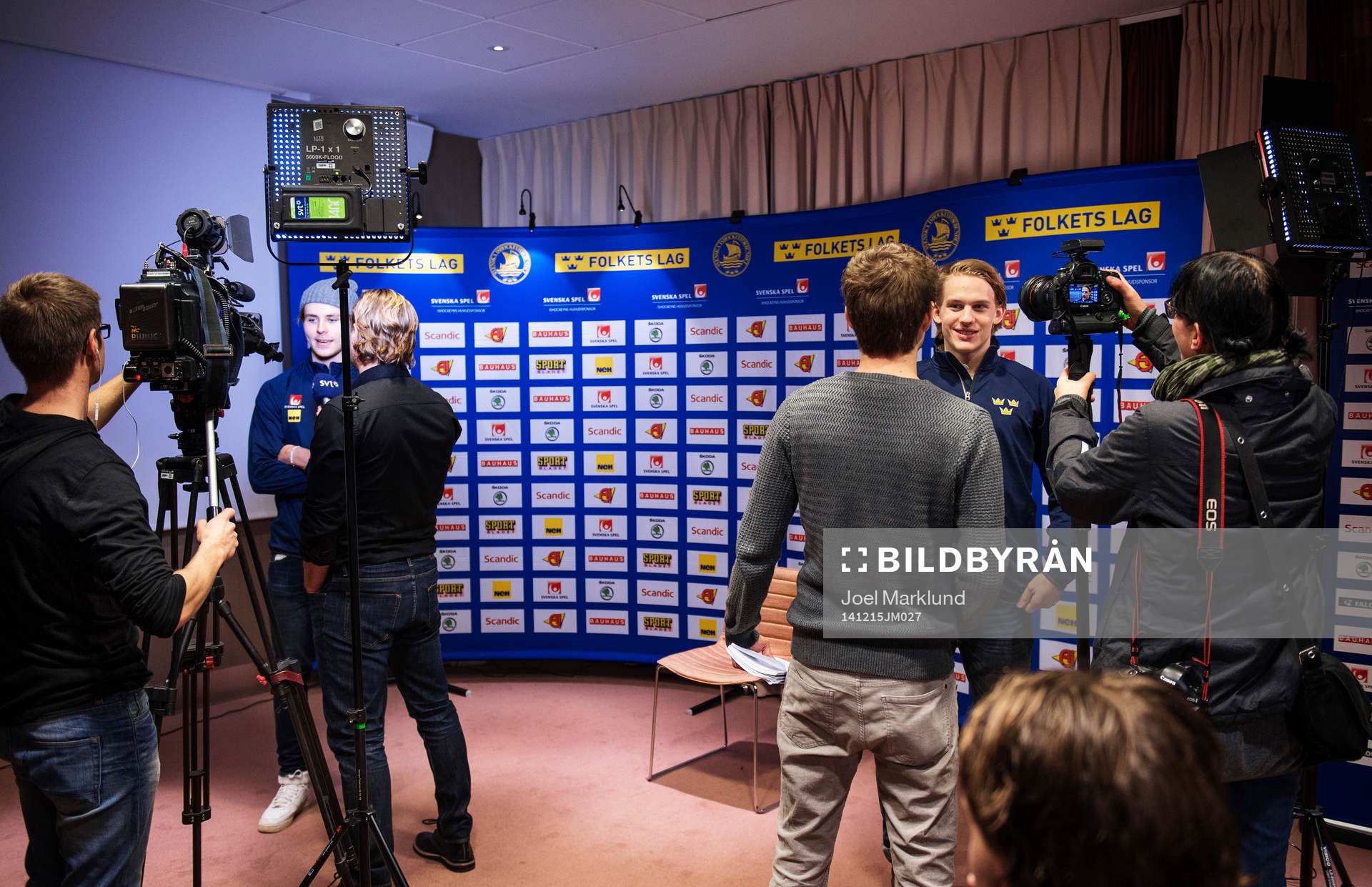 Sveriges Adrian Kempe och Oskar Lindblom