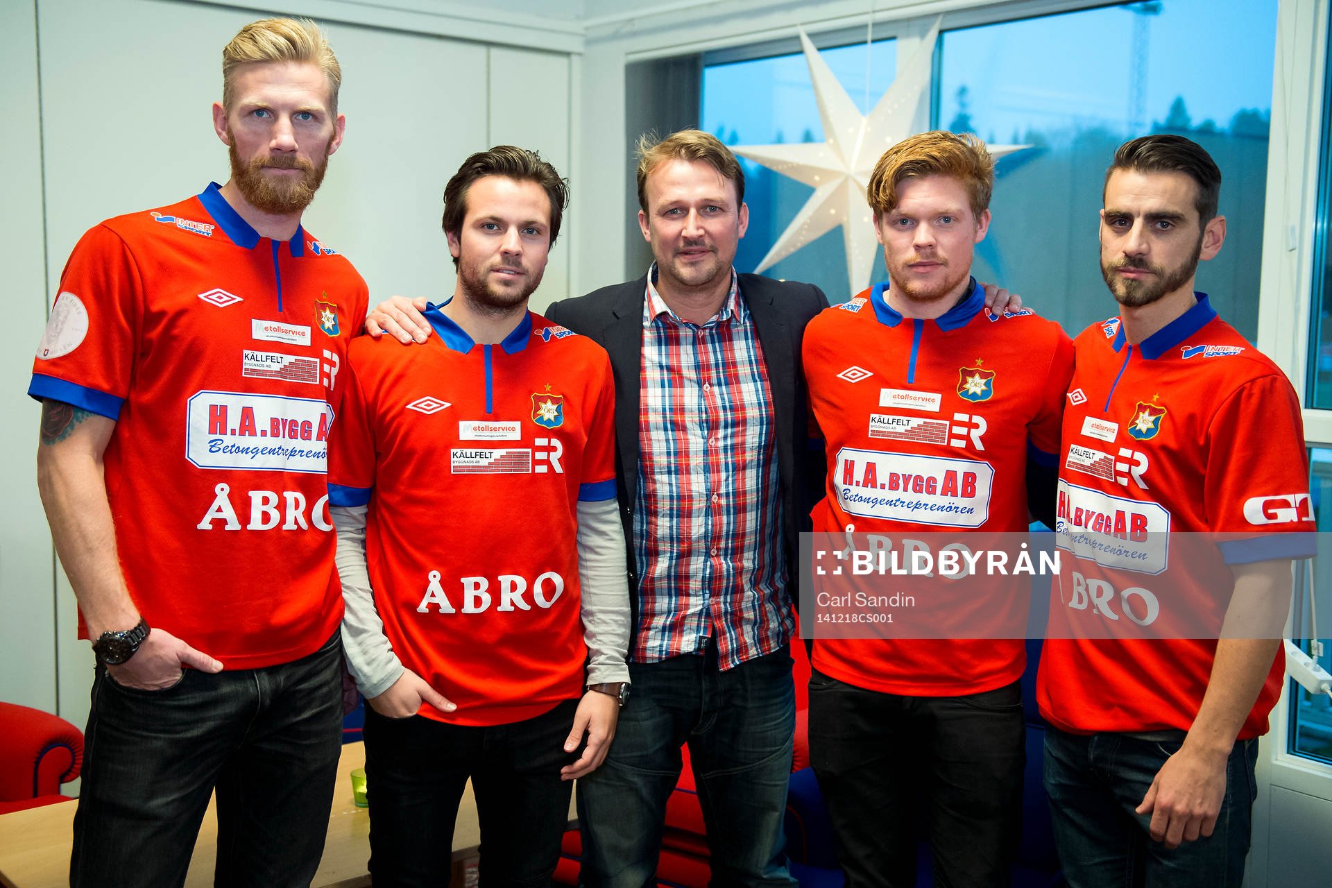 Fredrik Björck, Hampus Bohman, klubbdirektör Pierre