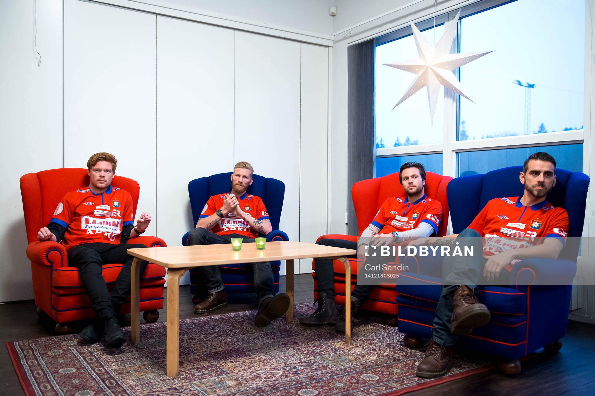 Anton Sandberg, Fredrik Björck, Hampus Bohman och Björn