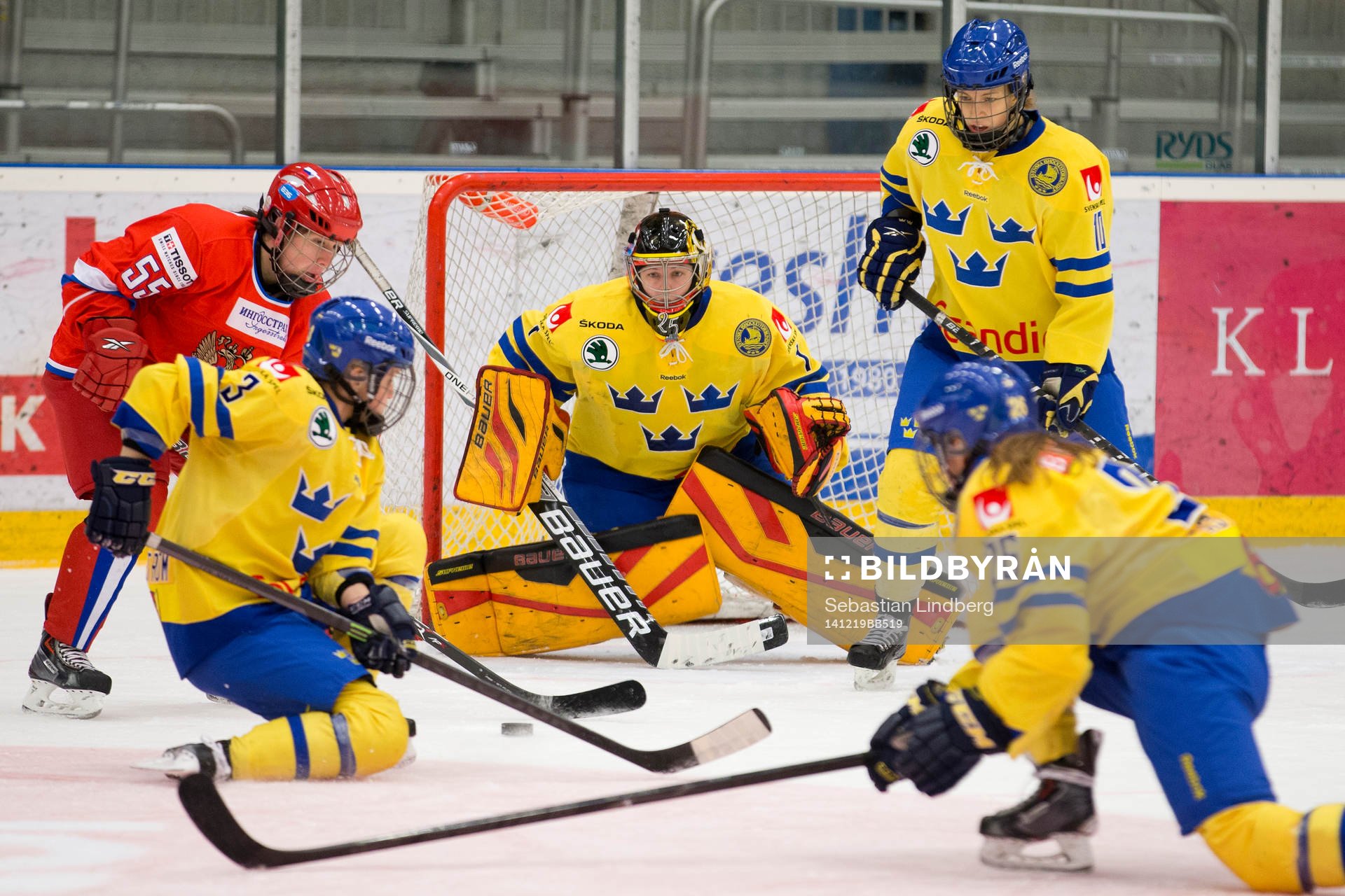 Rysslands Galina Skiba och Sveriges Sofia Engström, Sara