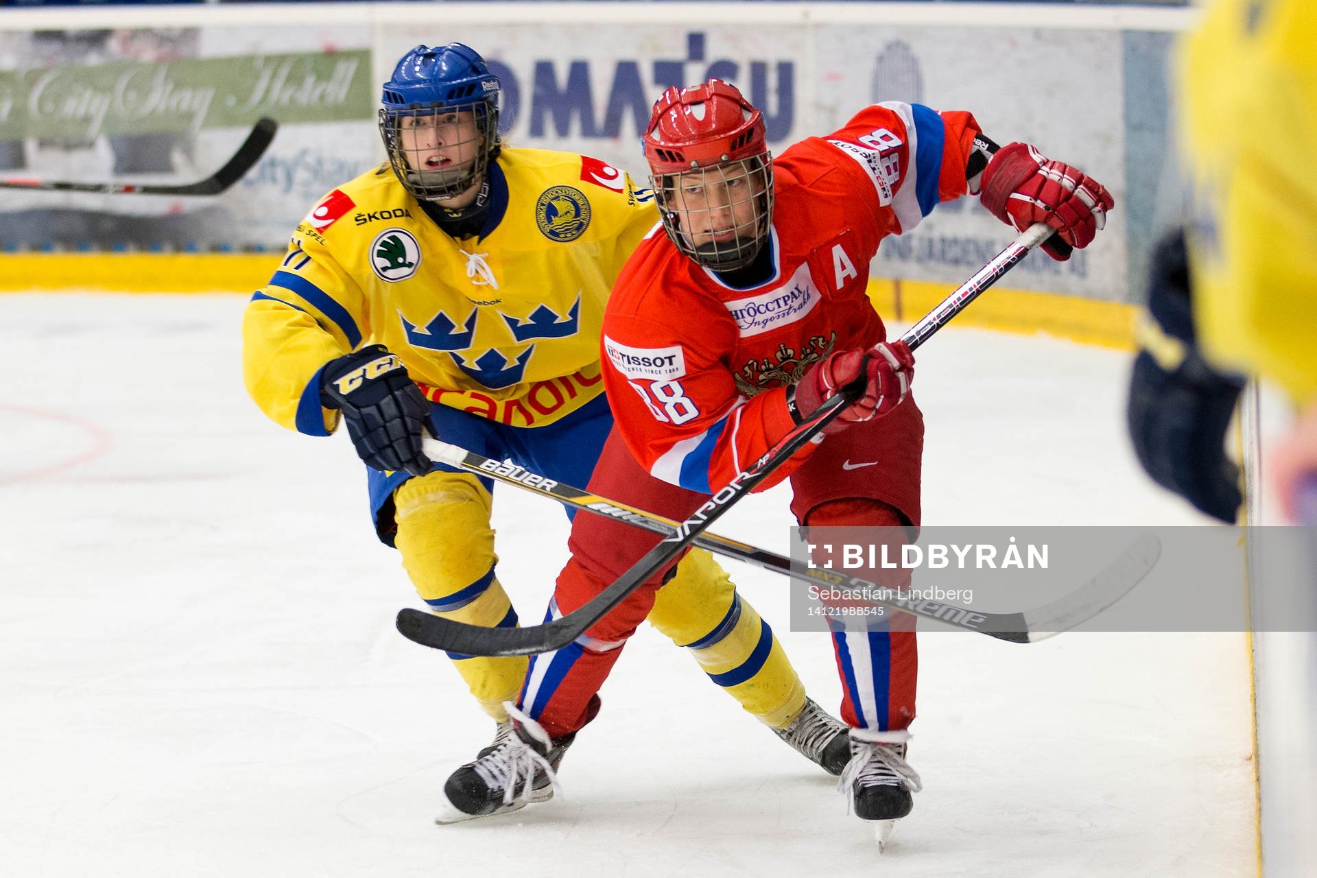 Sveriges Nathalie Ferno och Rysslands Ekaterina Smolina