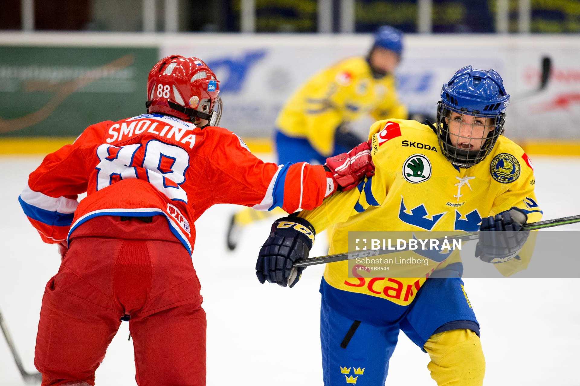 Rysslands Ekaterina Smolina och Sveriges Lina Wester
