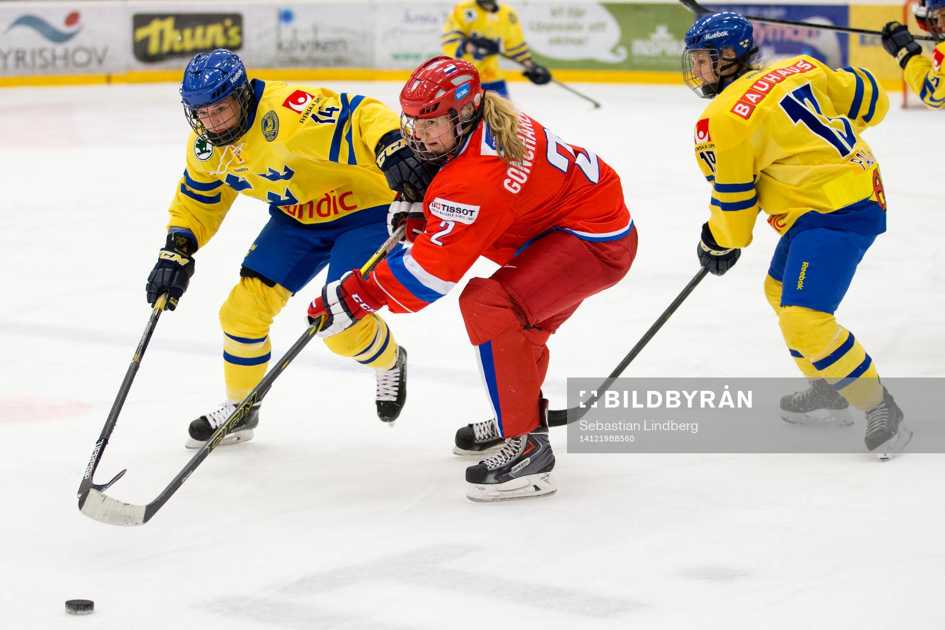 Sveriges Sabina Küller och Alexandra Palm jagar Rysslands