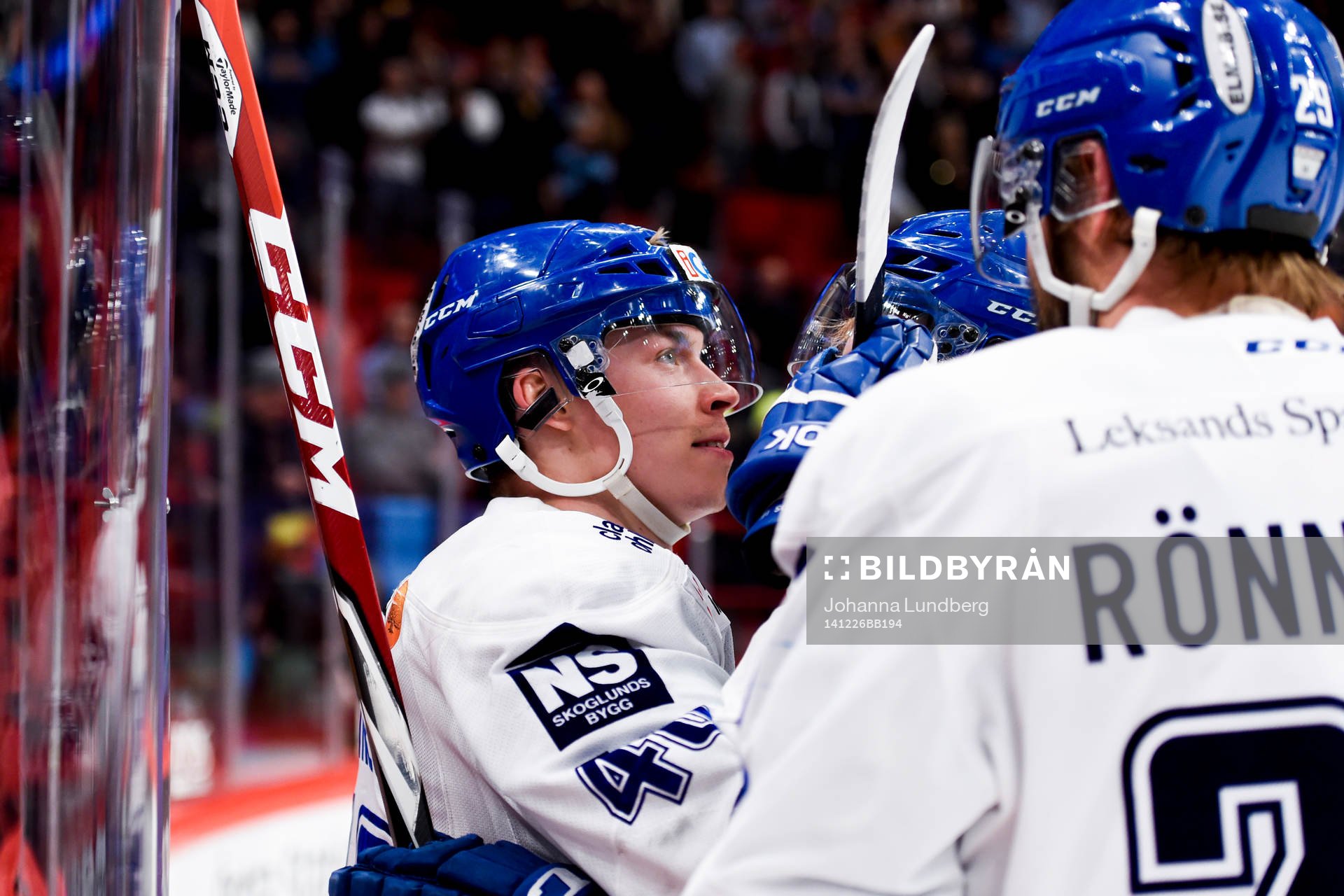 Leksands Robin Gartner jublar