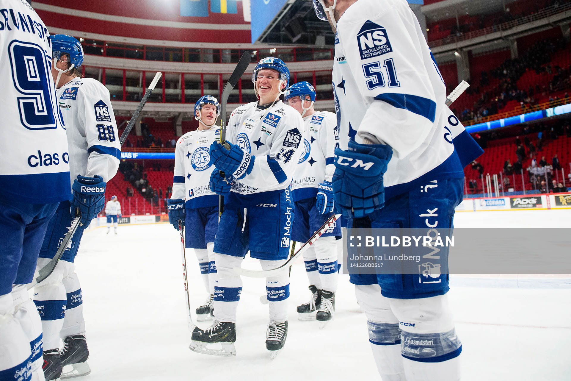 Leksands Pontus Själin jublar