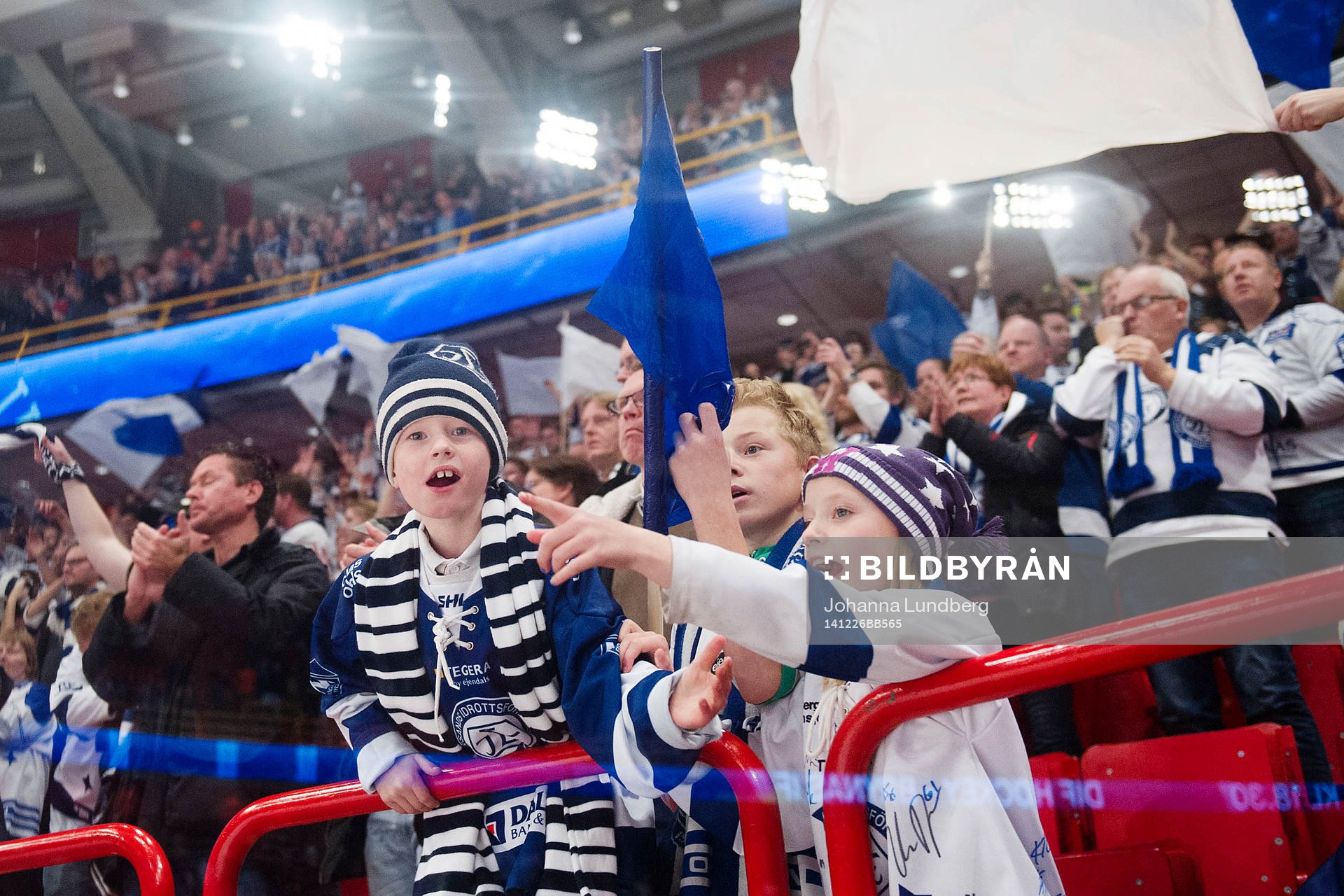 Leksands supportrar jublar