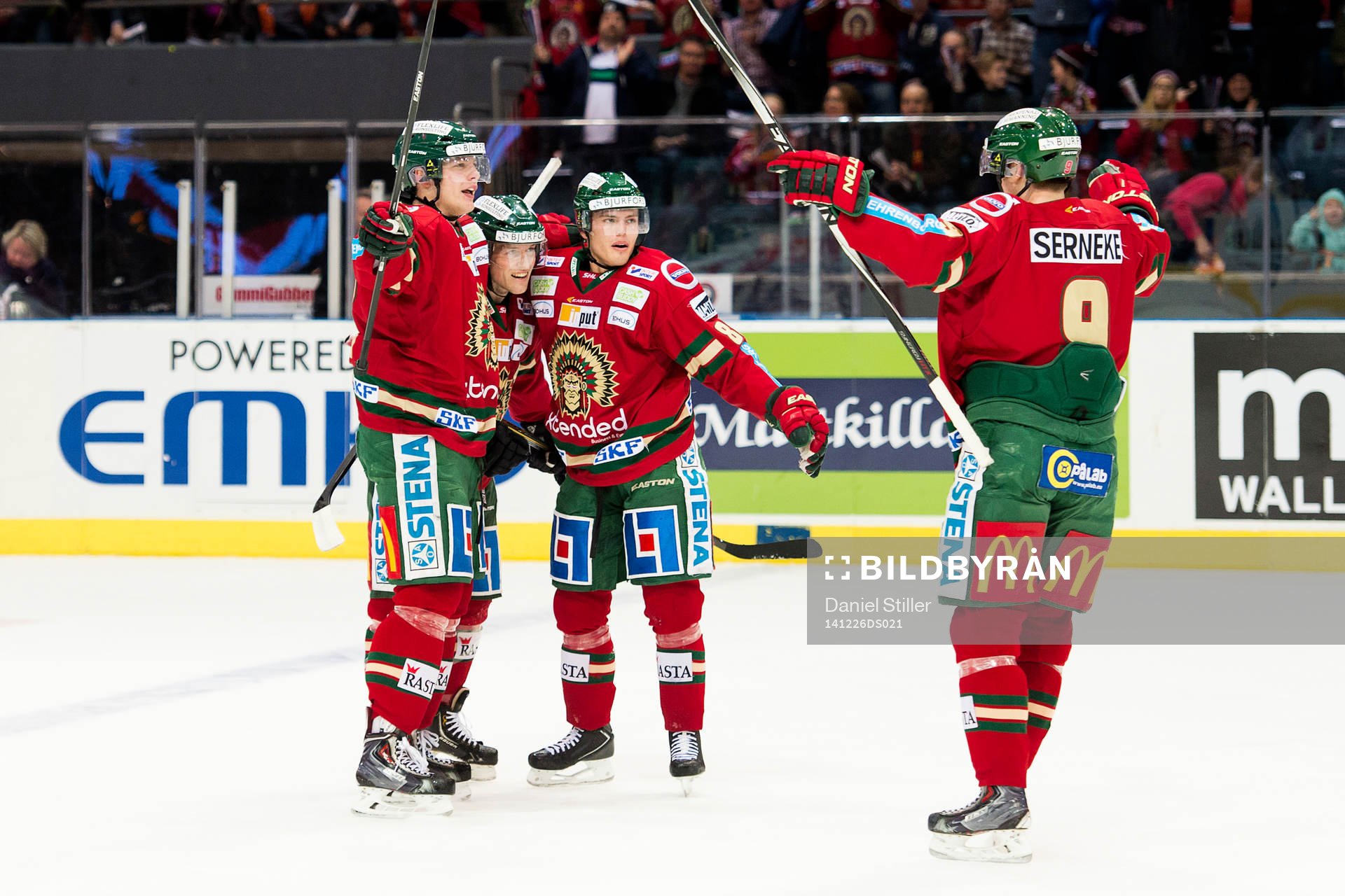 Frölundas Oliver Bohm jublar