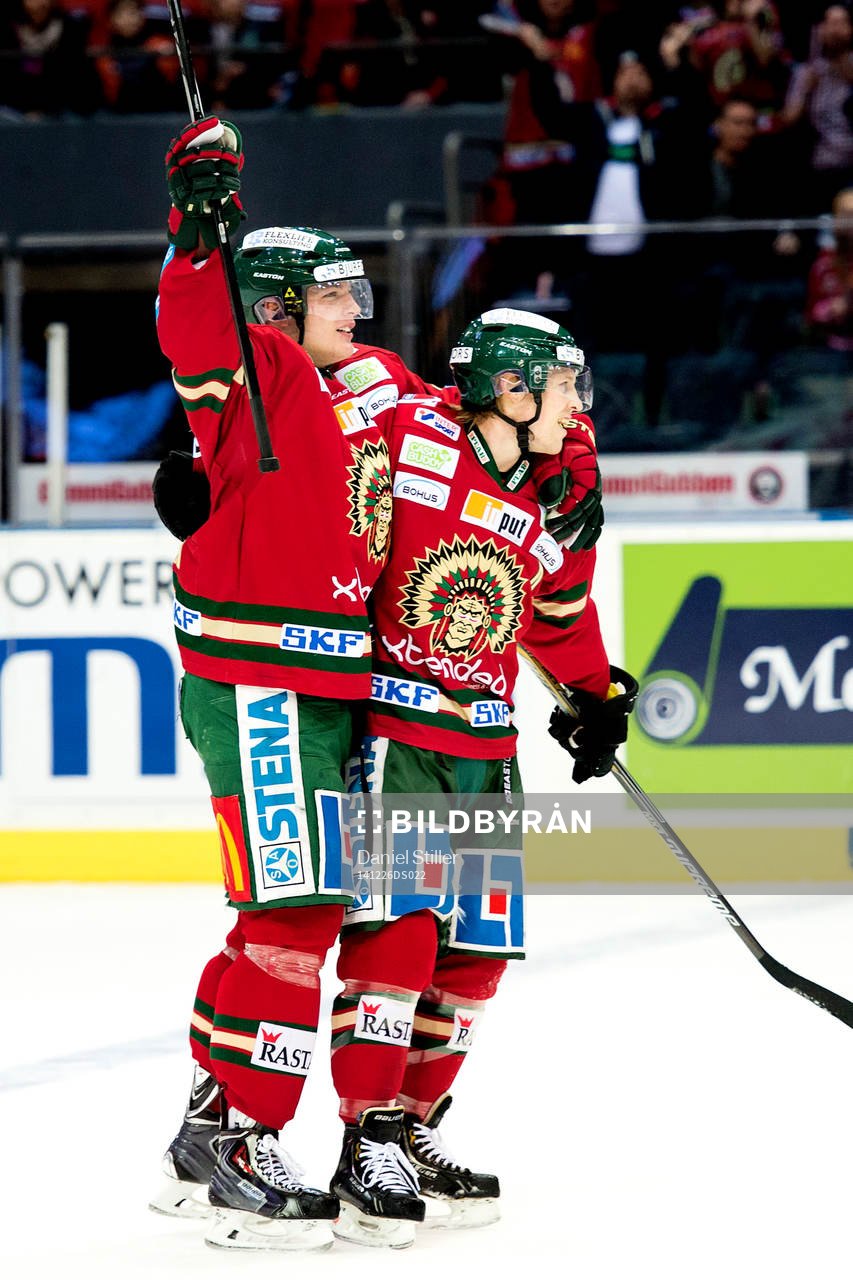 Frölundas Oliver Bohm jublar