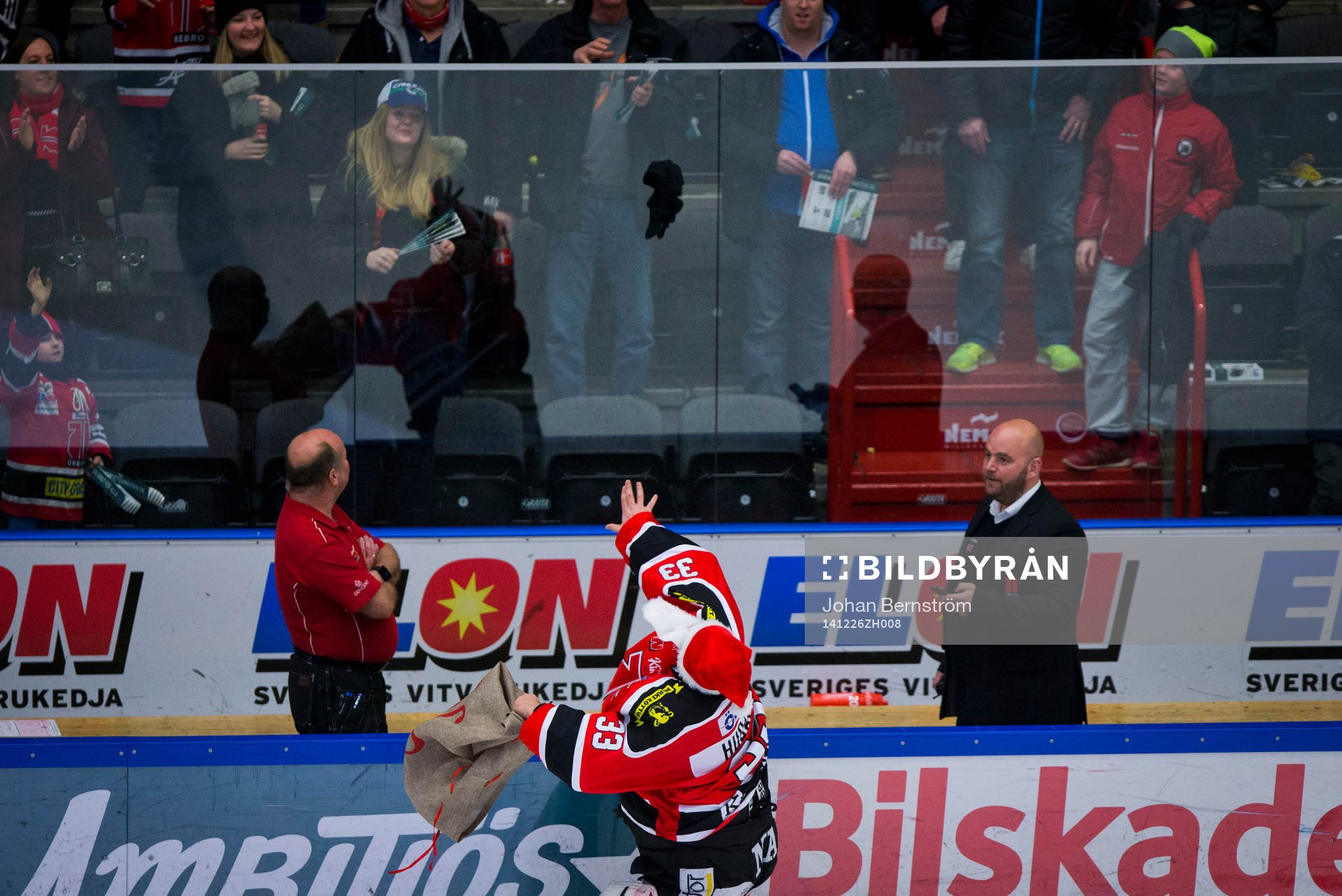 Örebros målvakt Julius Hudacek klädde ut sig till