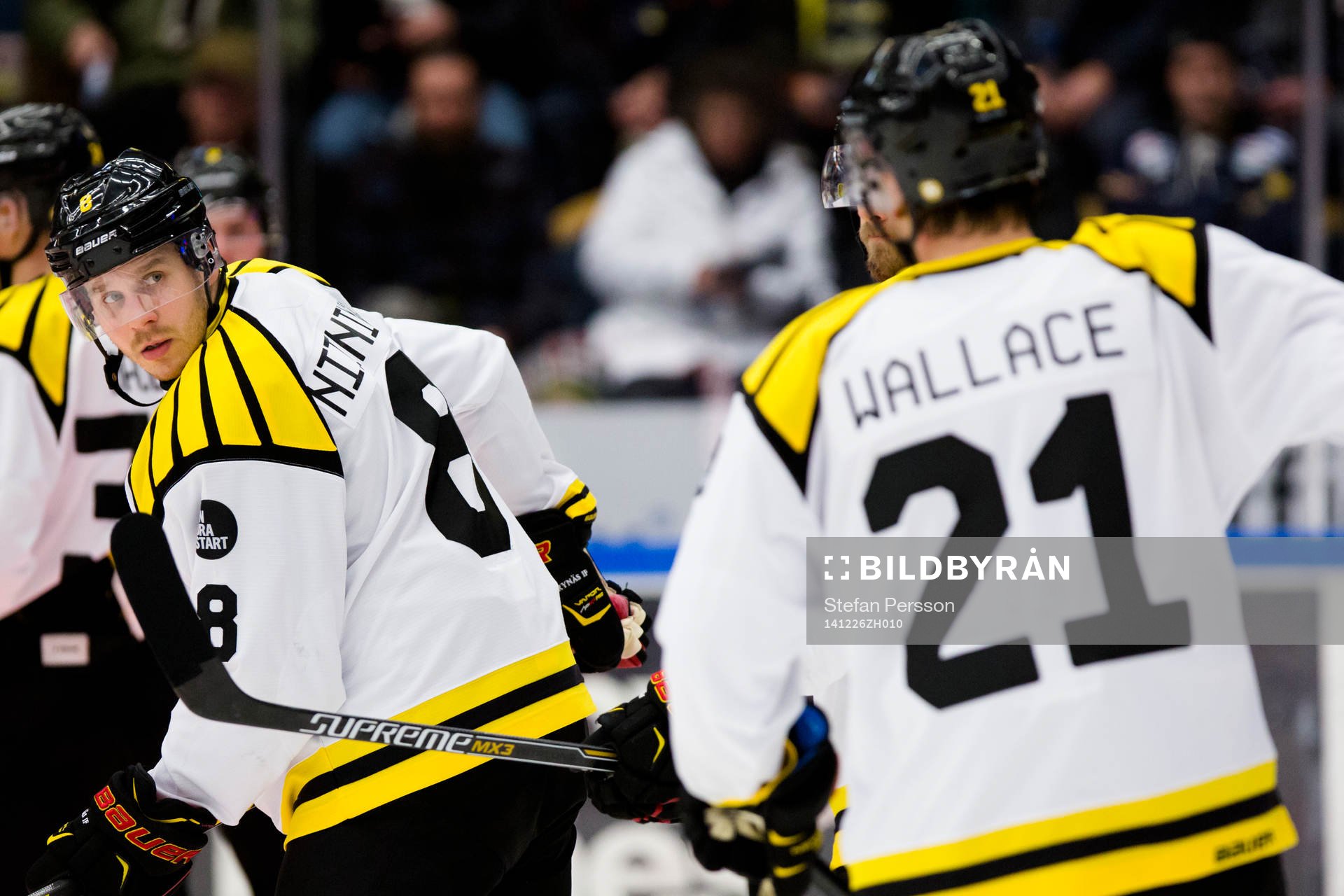 Brynäs Jesse Niinimäki och Tim Wallace
