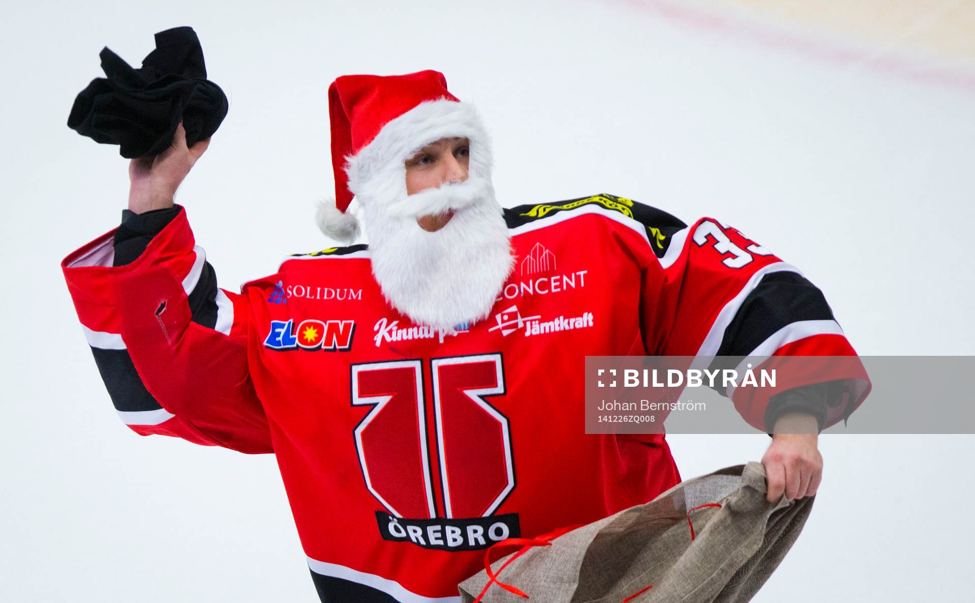 Örebros målvakt Julius Hudacek klädde ut sig till