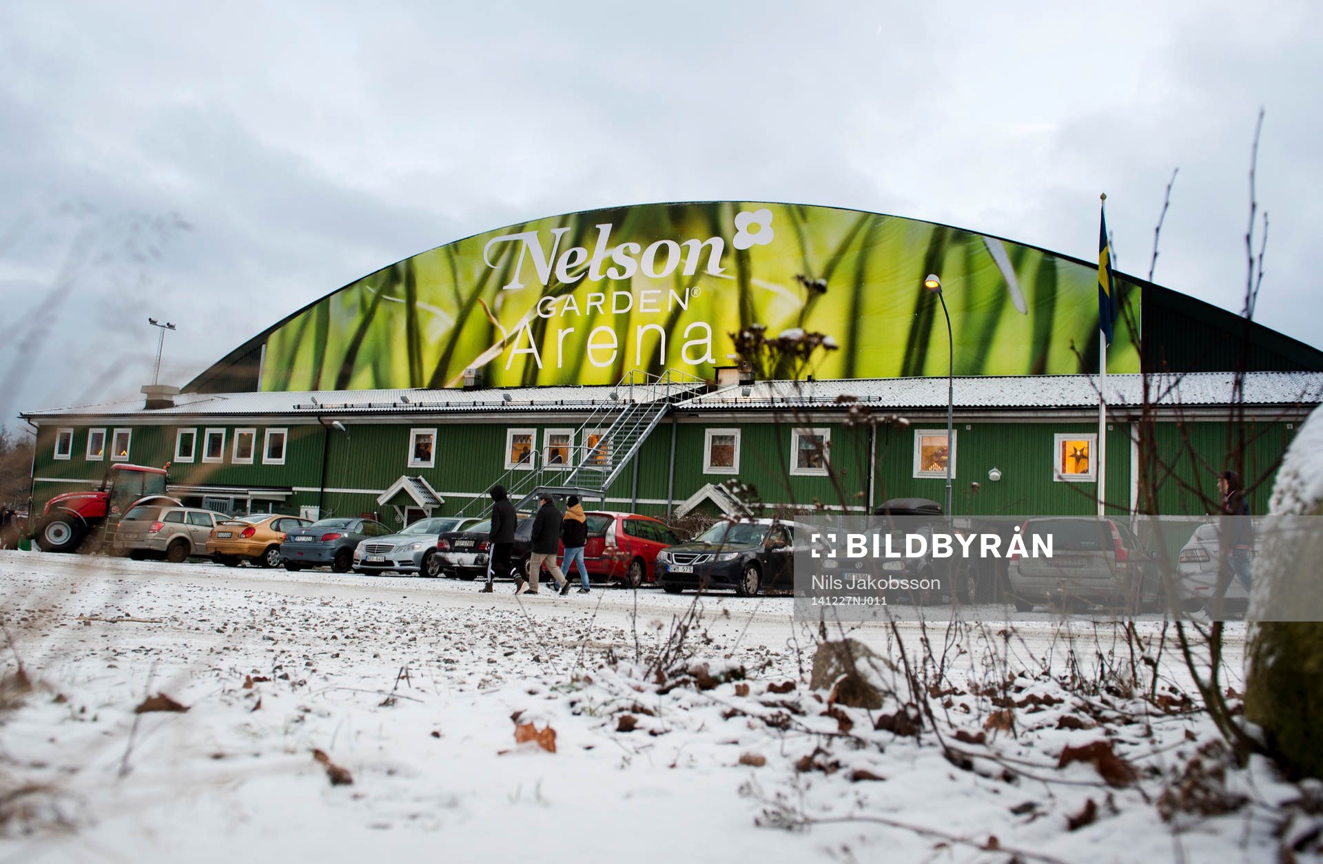 Nelson Garden Arena innan ishockeymatchen i Allettan mellan