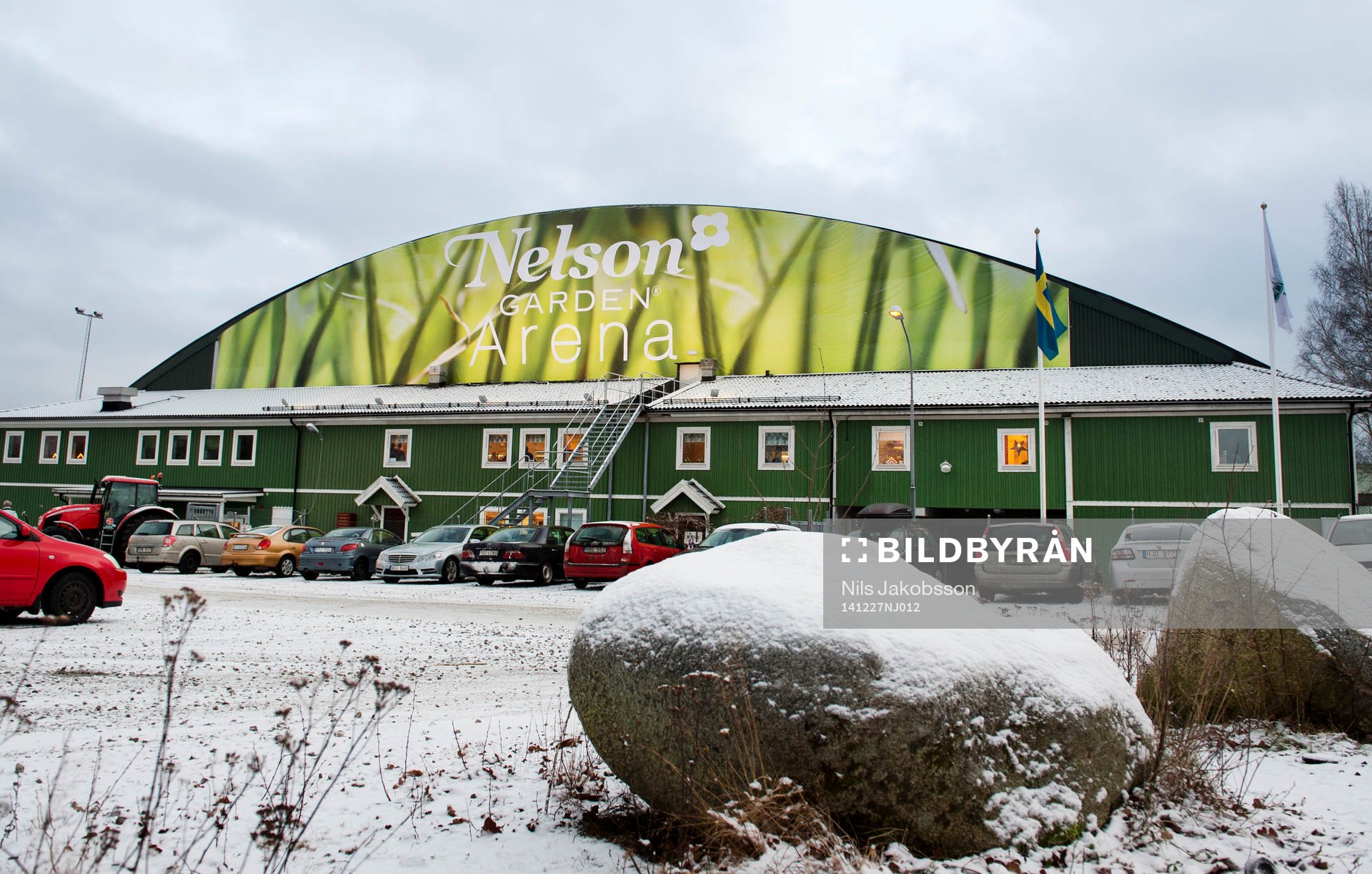 Nelson Garden Arena innan ishockeymatchen i Allettan mellan