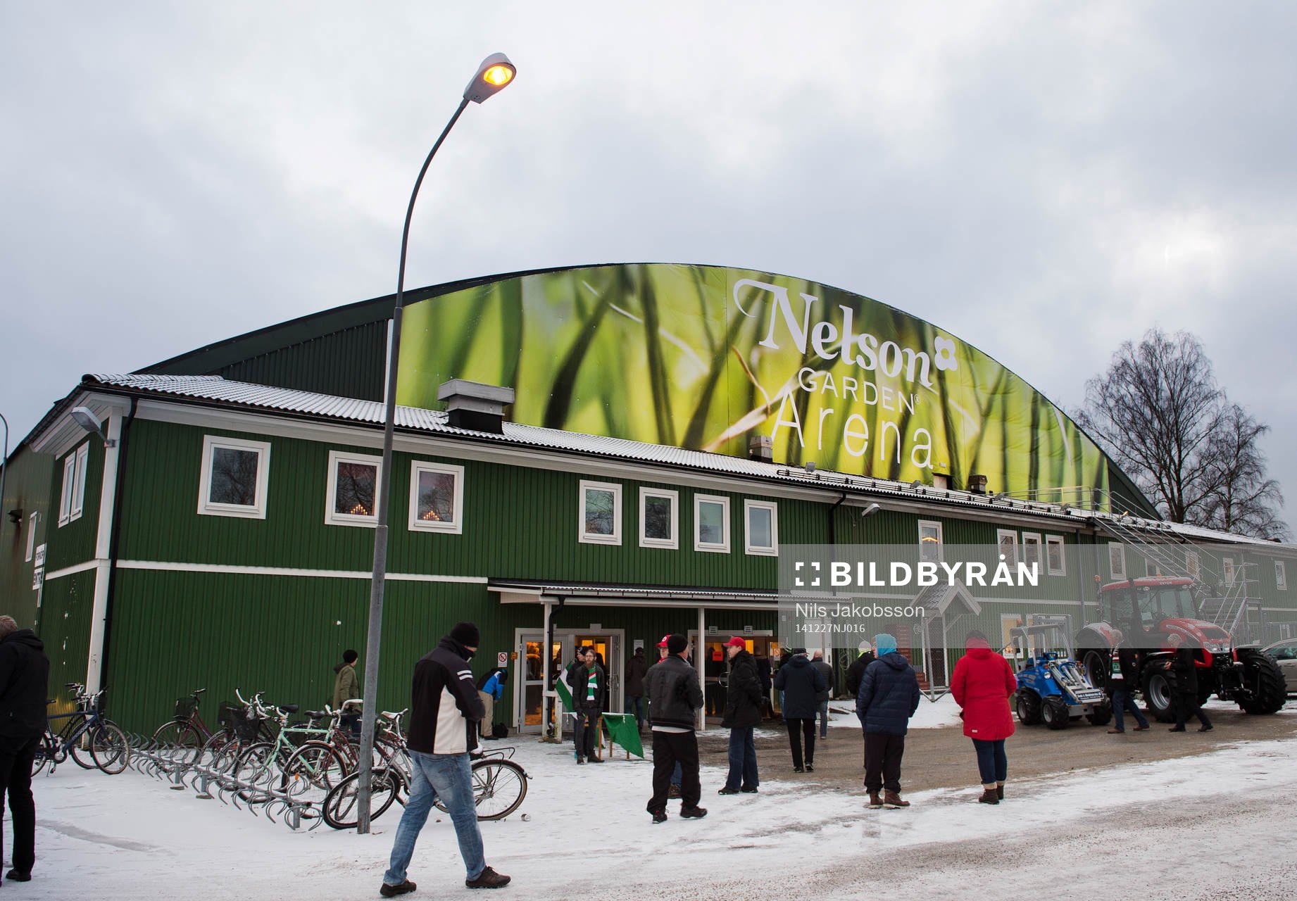 Nelson Garden Arena innan ishockeymatchen i Allettan mellan
