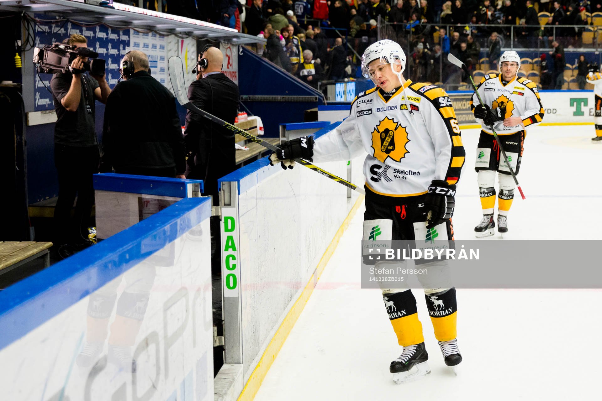 Skellefteås Martin Sevc, Daniel Widing deppar när de