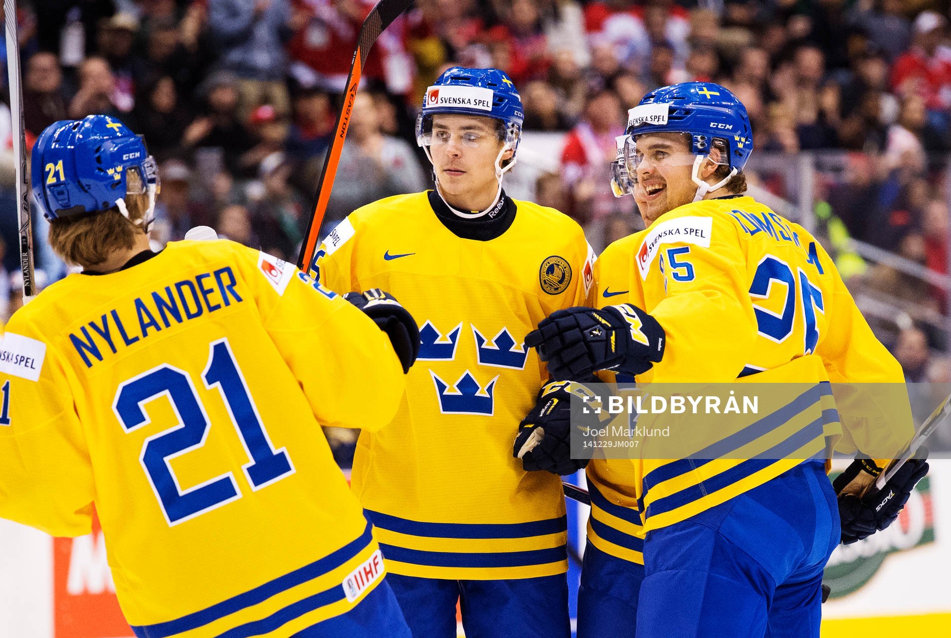 Sveriges William Nylander, Adrian Kempe, Gustav Forsling