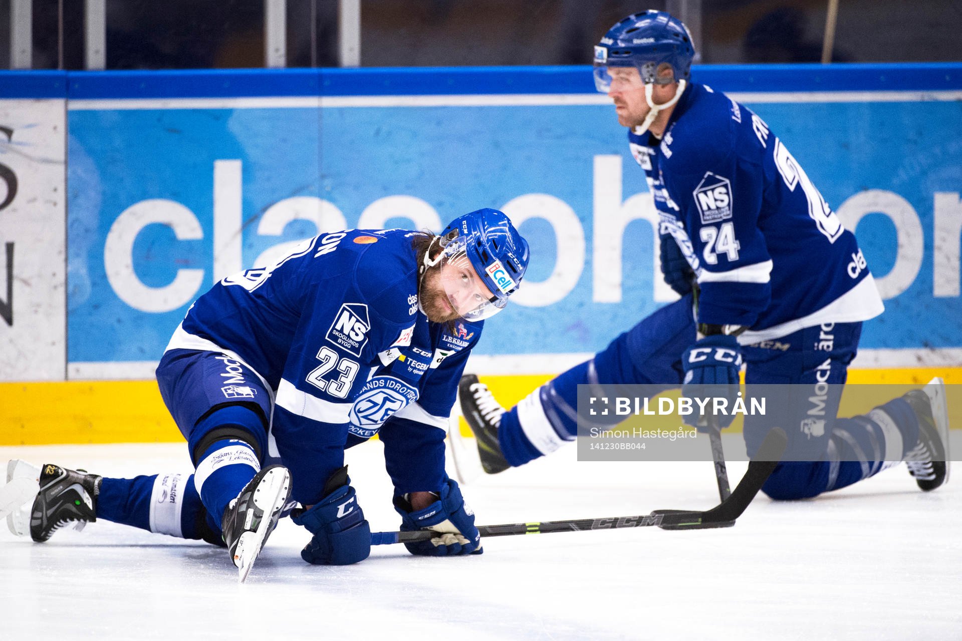 Leksands Daniel Josefsson och Jonas Frögren före