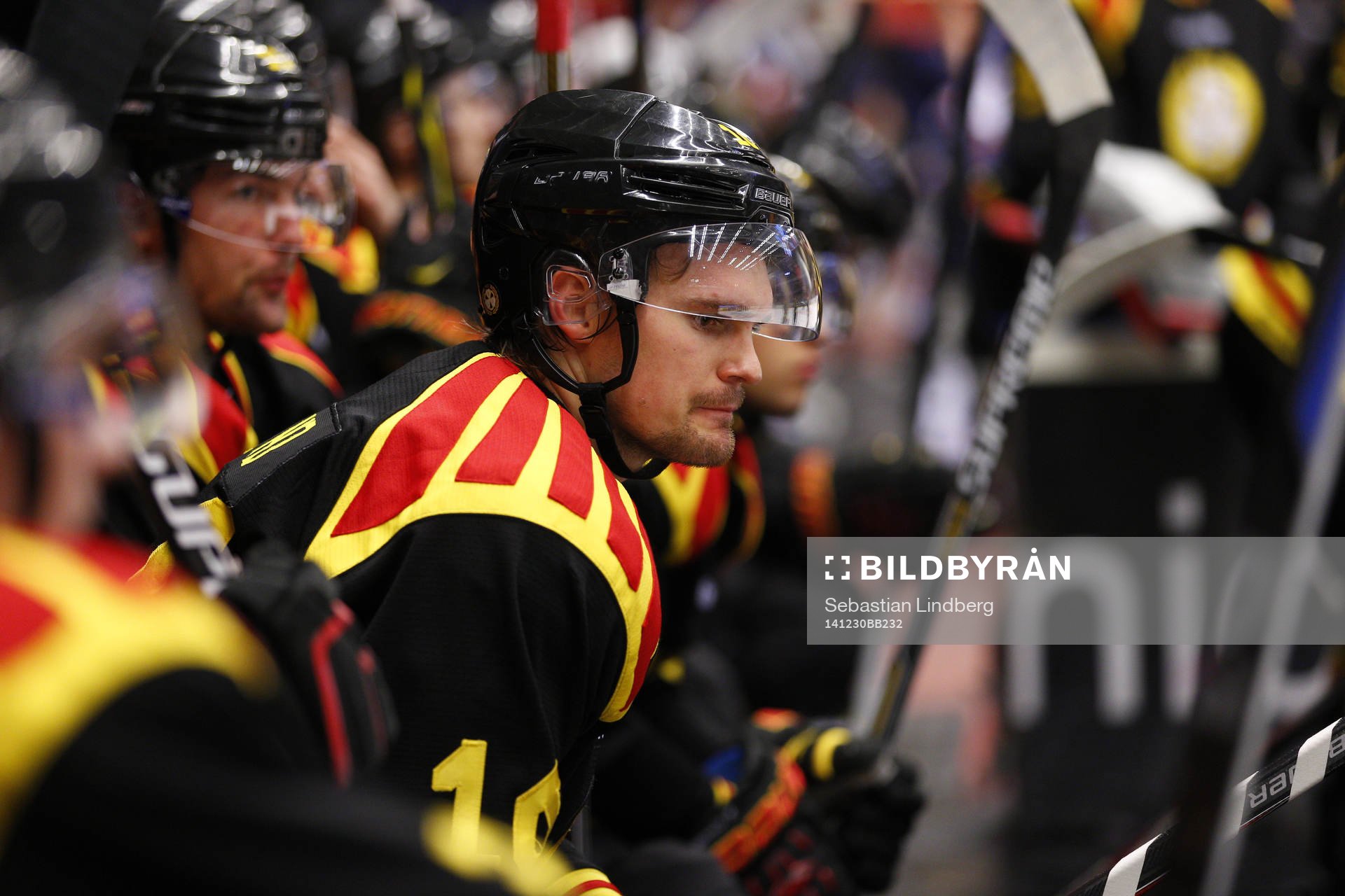 Depp på bänken i Brynäs båset