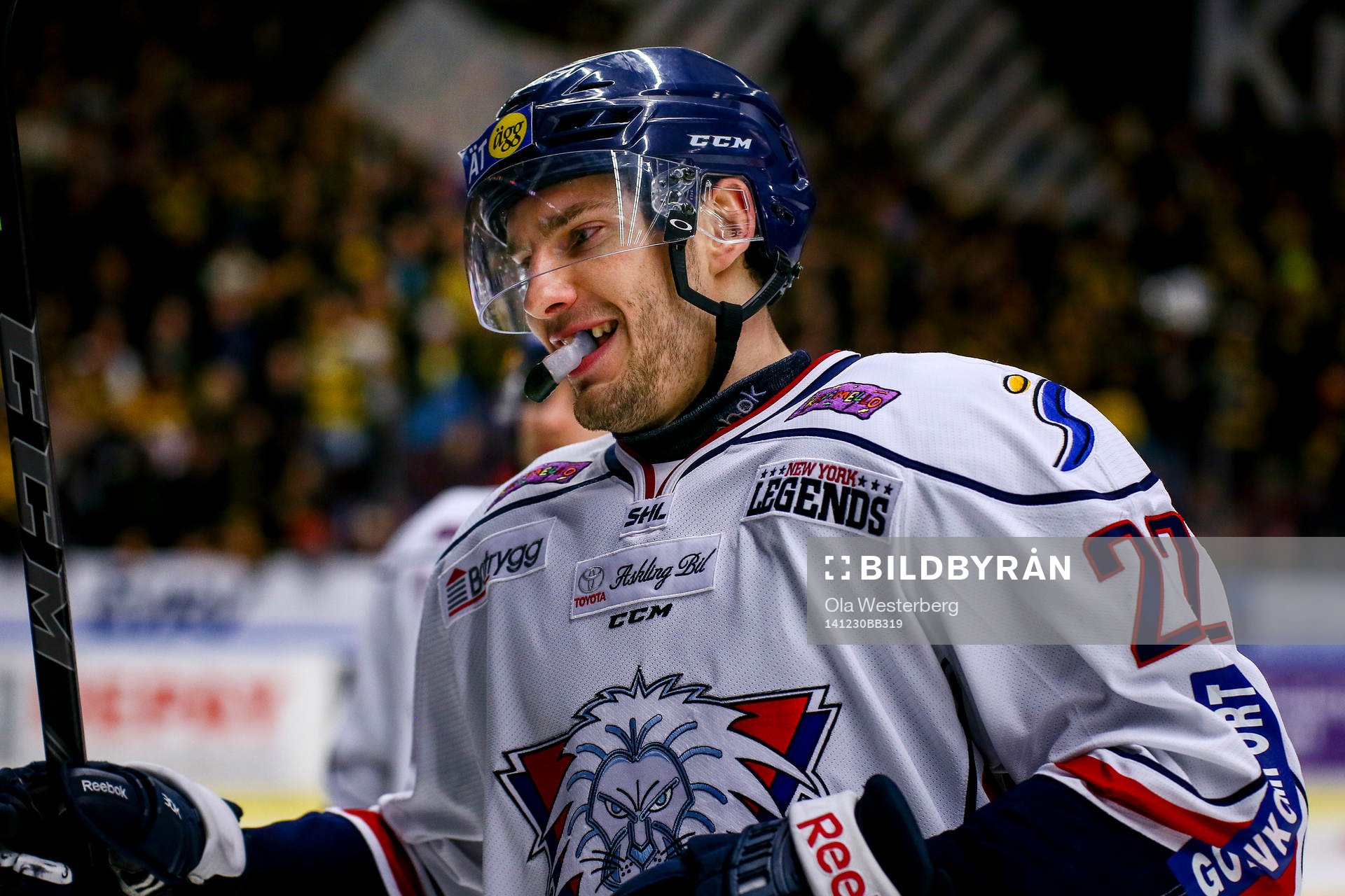 Linköpings Mattias Sjögren jublar