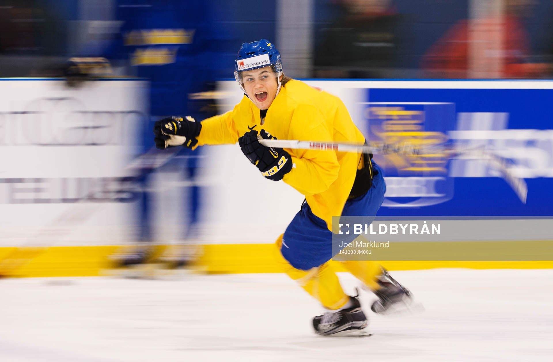 William Nylander på Sveriges träning