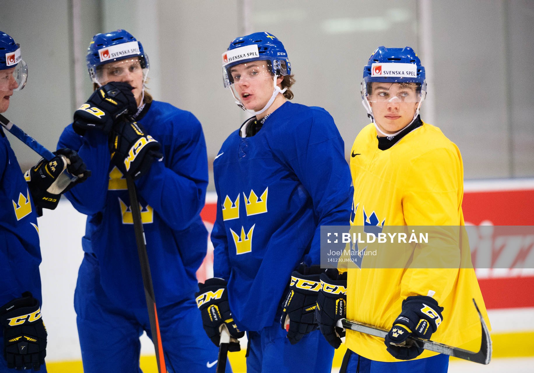 Julius Bergman, Anton Karlsson, Victor Olofsson och Leon